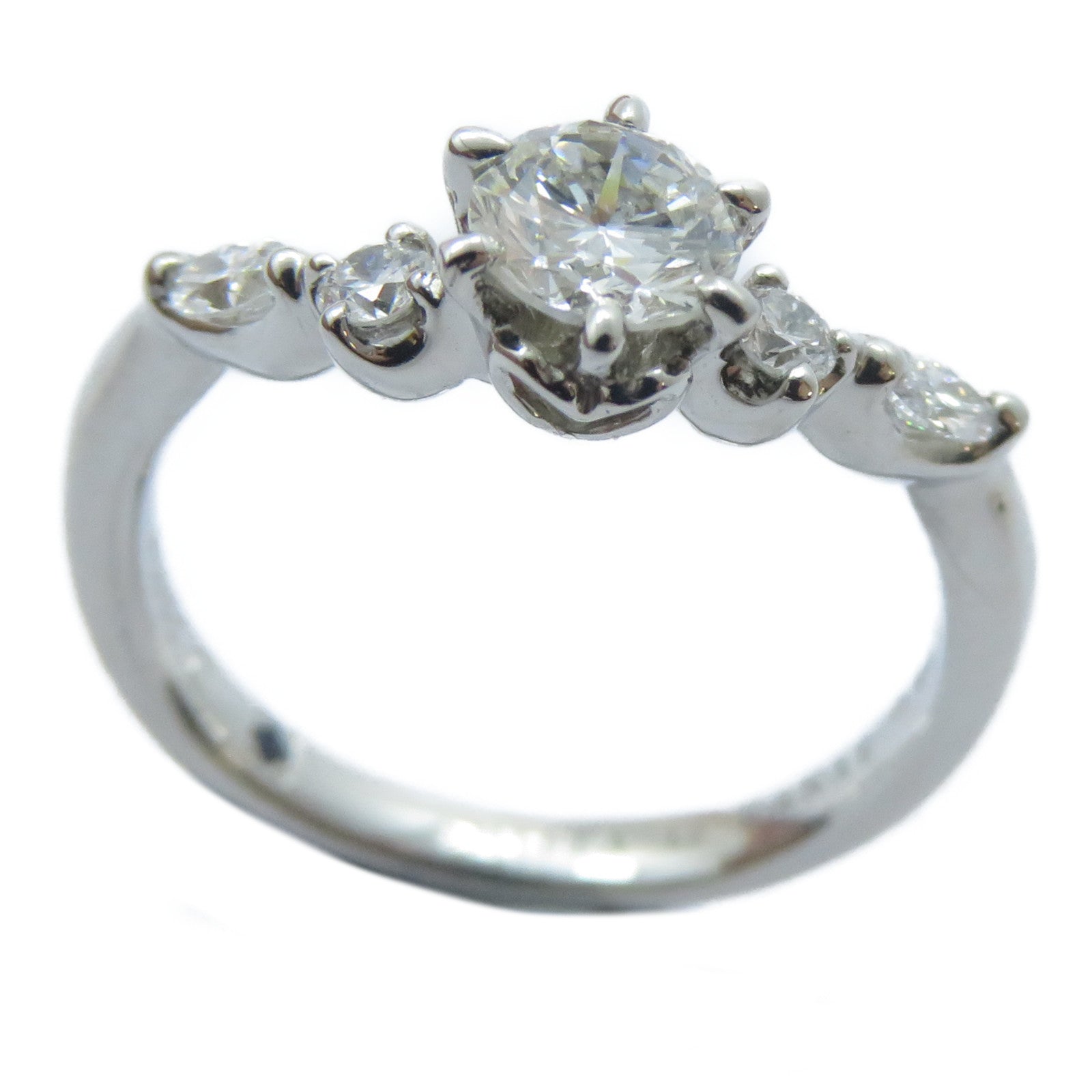 JEWELRY 【激減優惠】PT950鉑金Diamond Ring 0.356ct/0.177ct鑽石戒指US#4.25