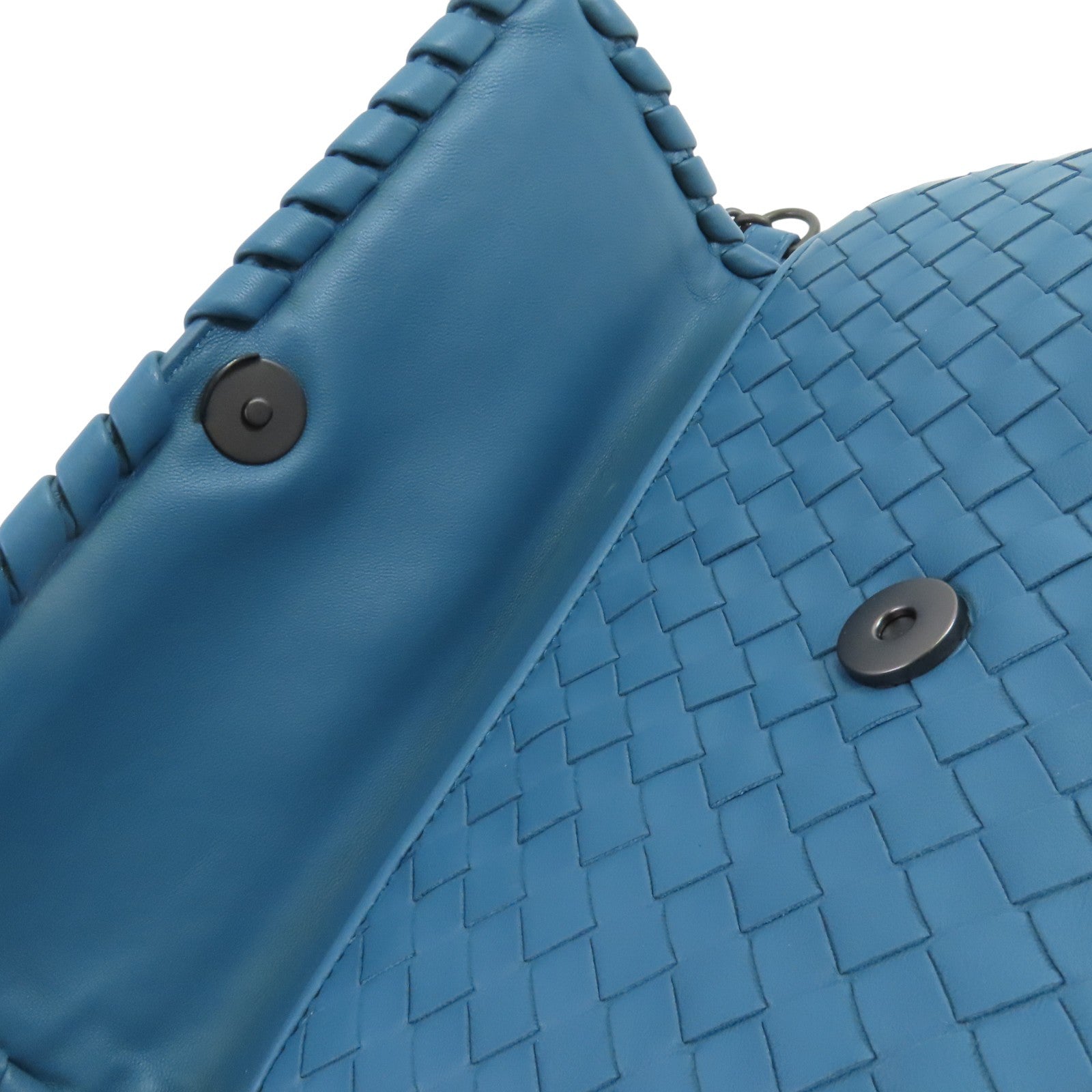 BOTTEGA VENETA 織紋皮革Olimpia鏈帶肩背袋