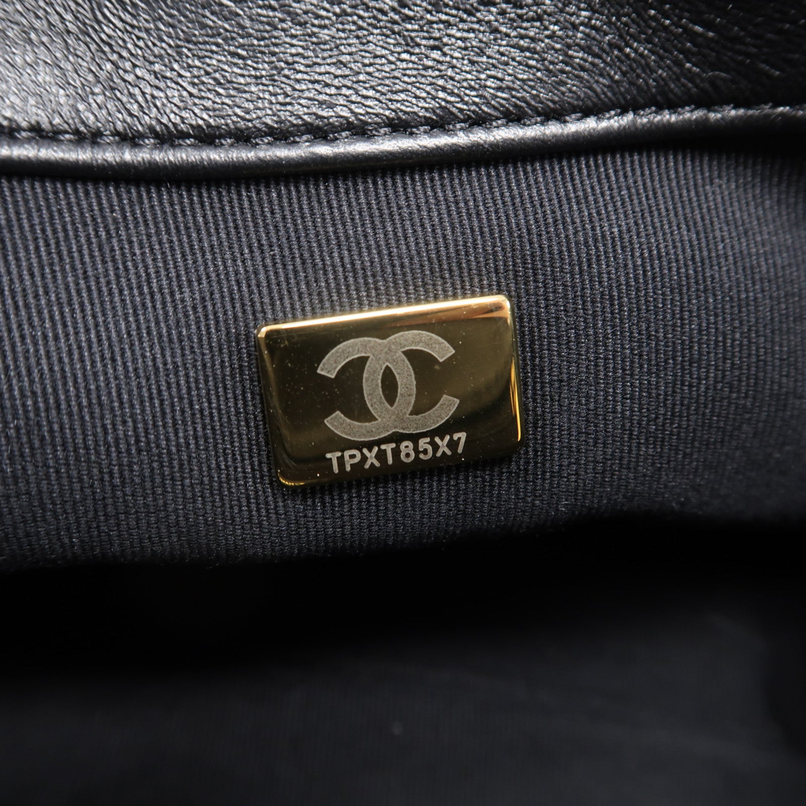 CHANEL 菱格羊皮皮革Small Flap金扣鏈帶肩背袋黑色