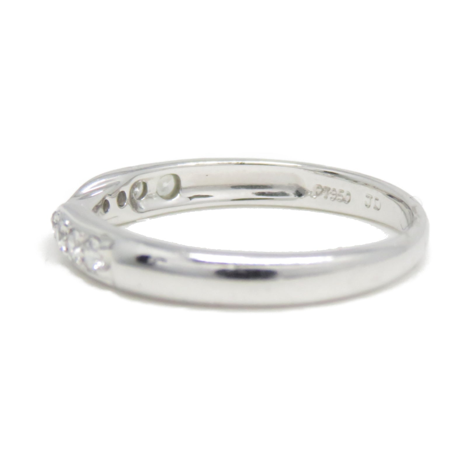 JEWELRY 【激減優惠】PT950鉑金Ring 0.14ct鑽石戒指US#5.75