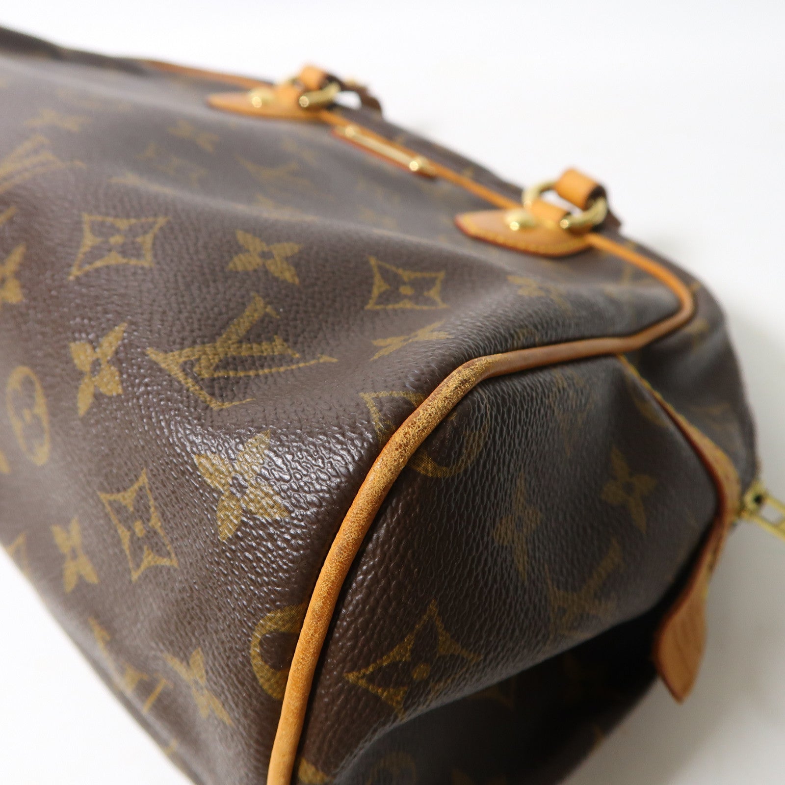 LOUIS VUITTON Monogram Montorgueil PM金扣肩背袋啡色