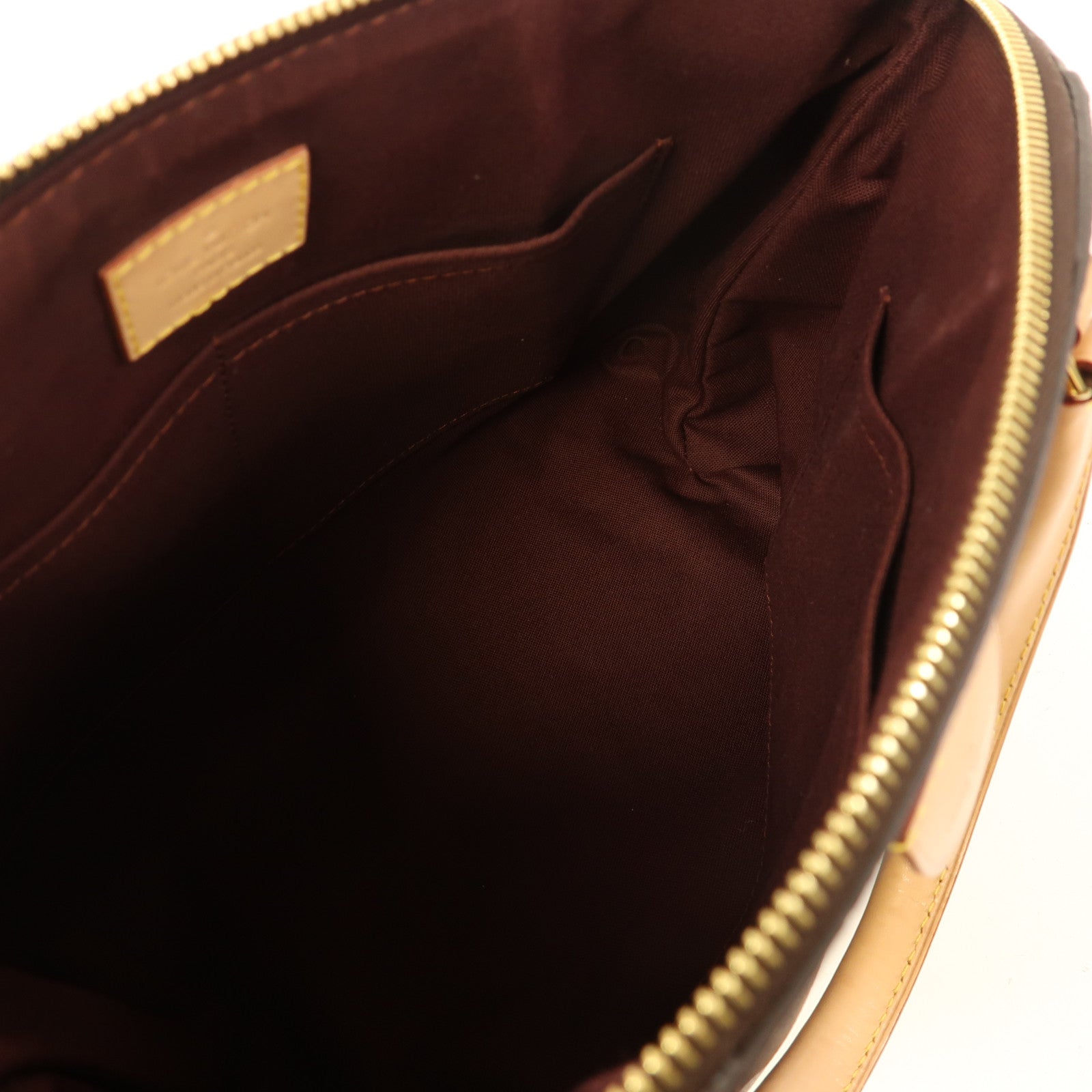 LOUIS VUITTON Monogram Rivoli MM金扣手挽肩背兩用袋棕色