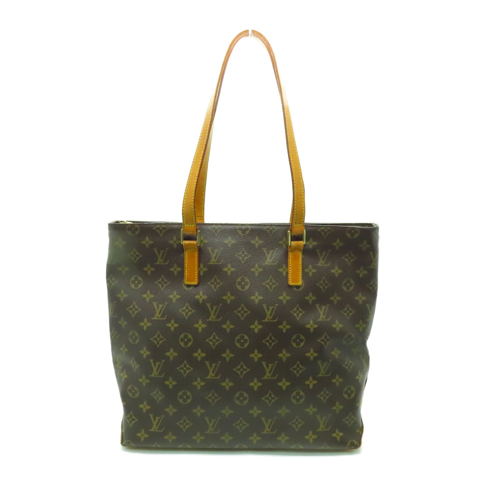 LOUIS VUITTON 【激減優惠】Monogram Cabas Mezzo金扣肩背袋啡色