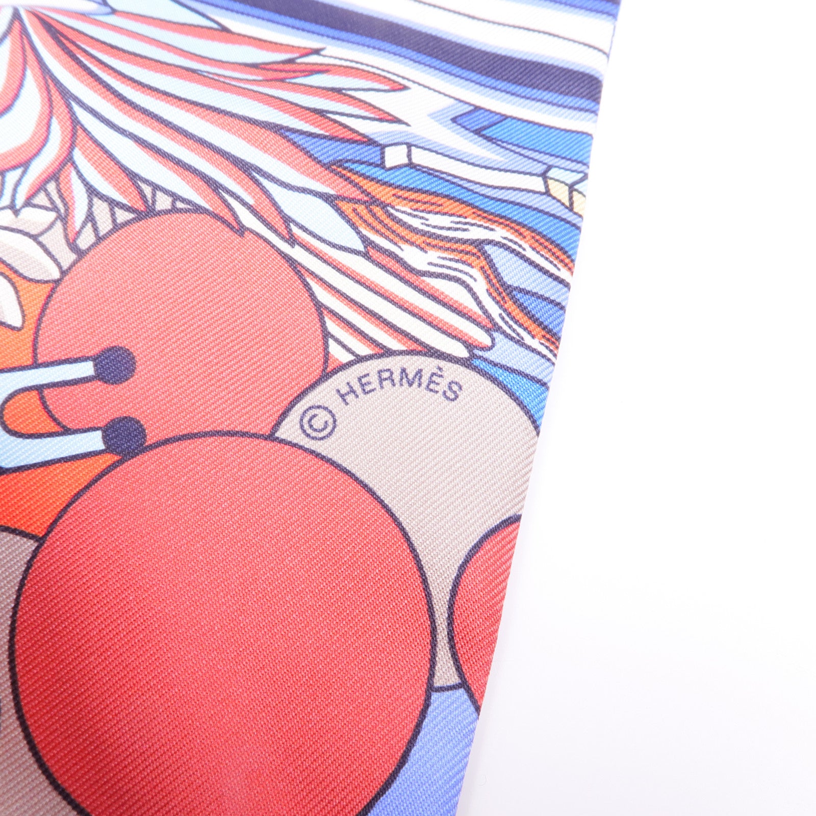 HERMES 絲質Maxi Twilly絲巾