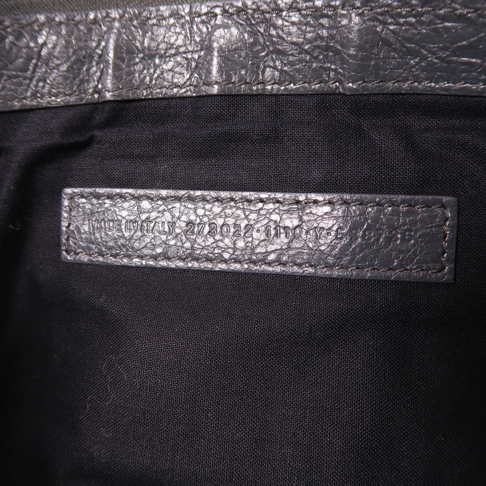 BALENCIAGA 牛皮皮革Clutch銀扣手拿包
