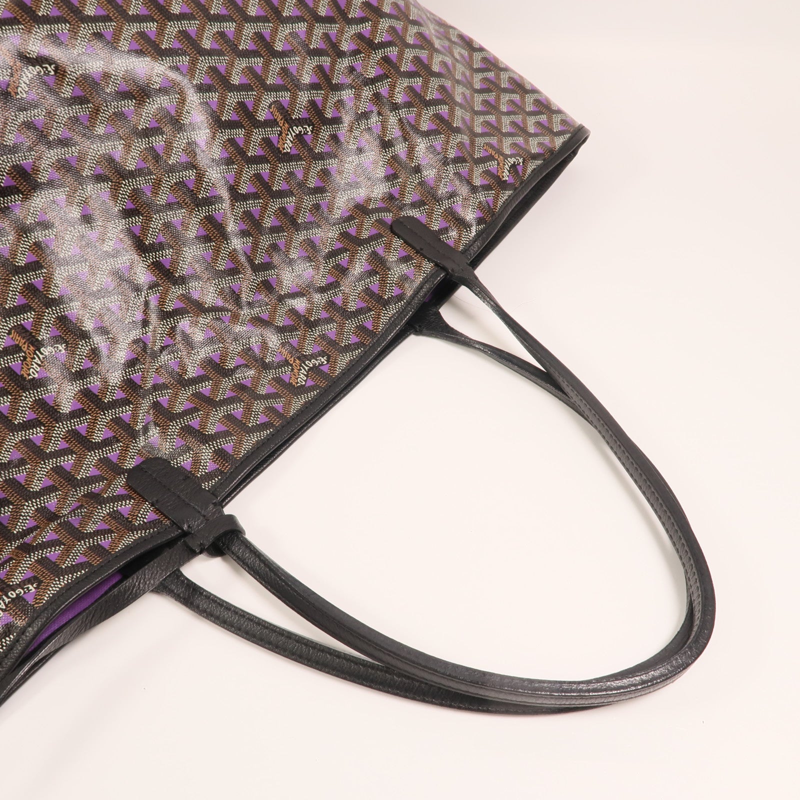 GOYARD 塗層帆布Saint Louis GM銀扣肩背袋
