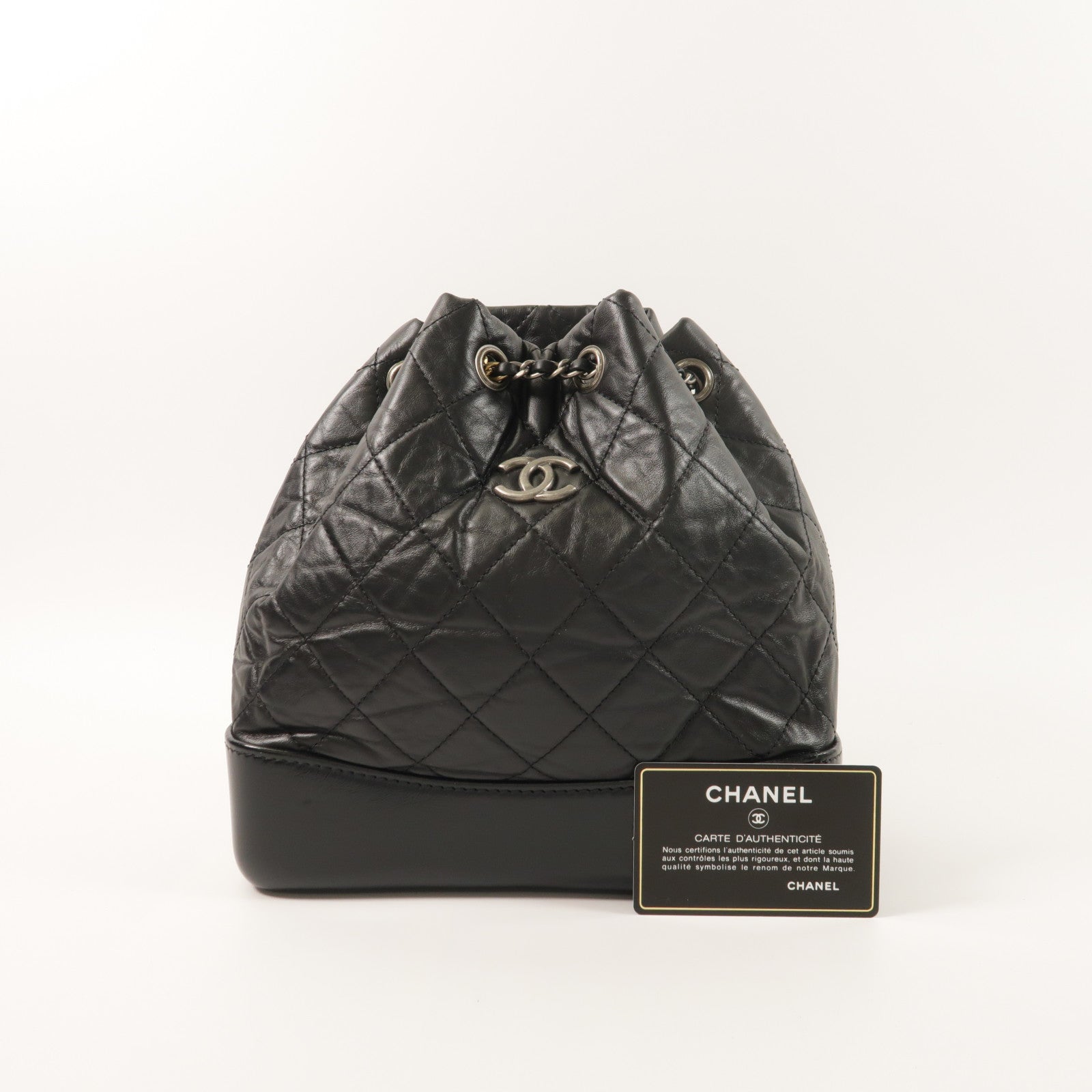 CHANEL 牛皮皮革Gabrielle Backpack背包