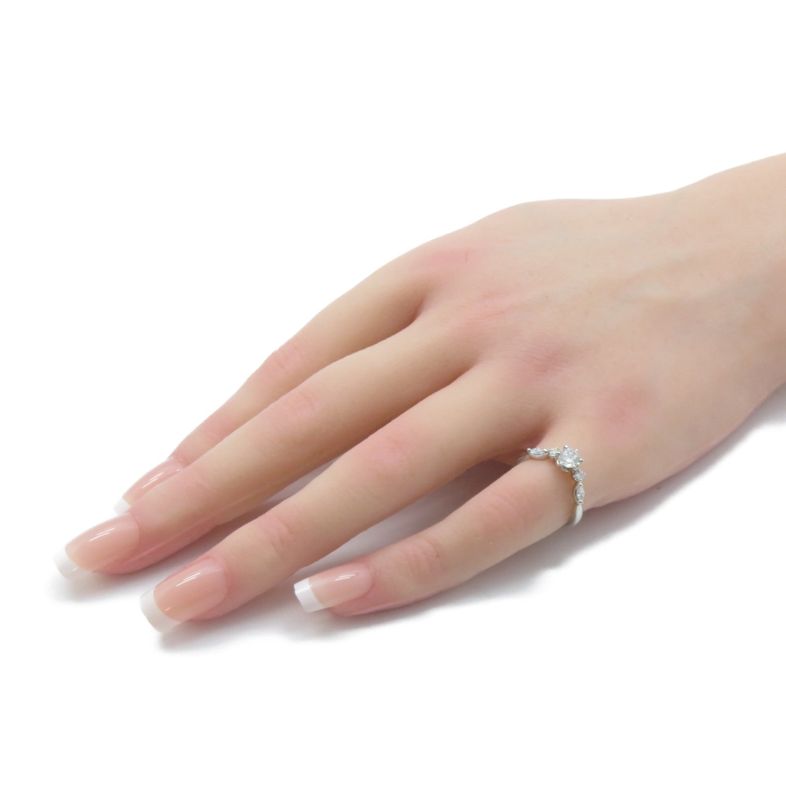 JEWELRY 【激減優惠】PT950鉑金Diamond Ring 0.356ct/0.177ct鑽石戒指US#4.25
