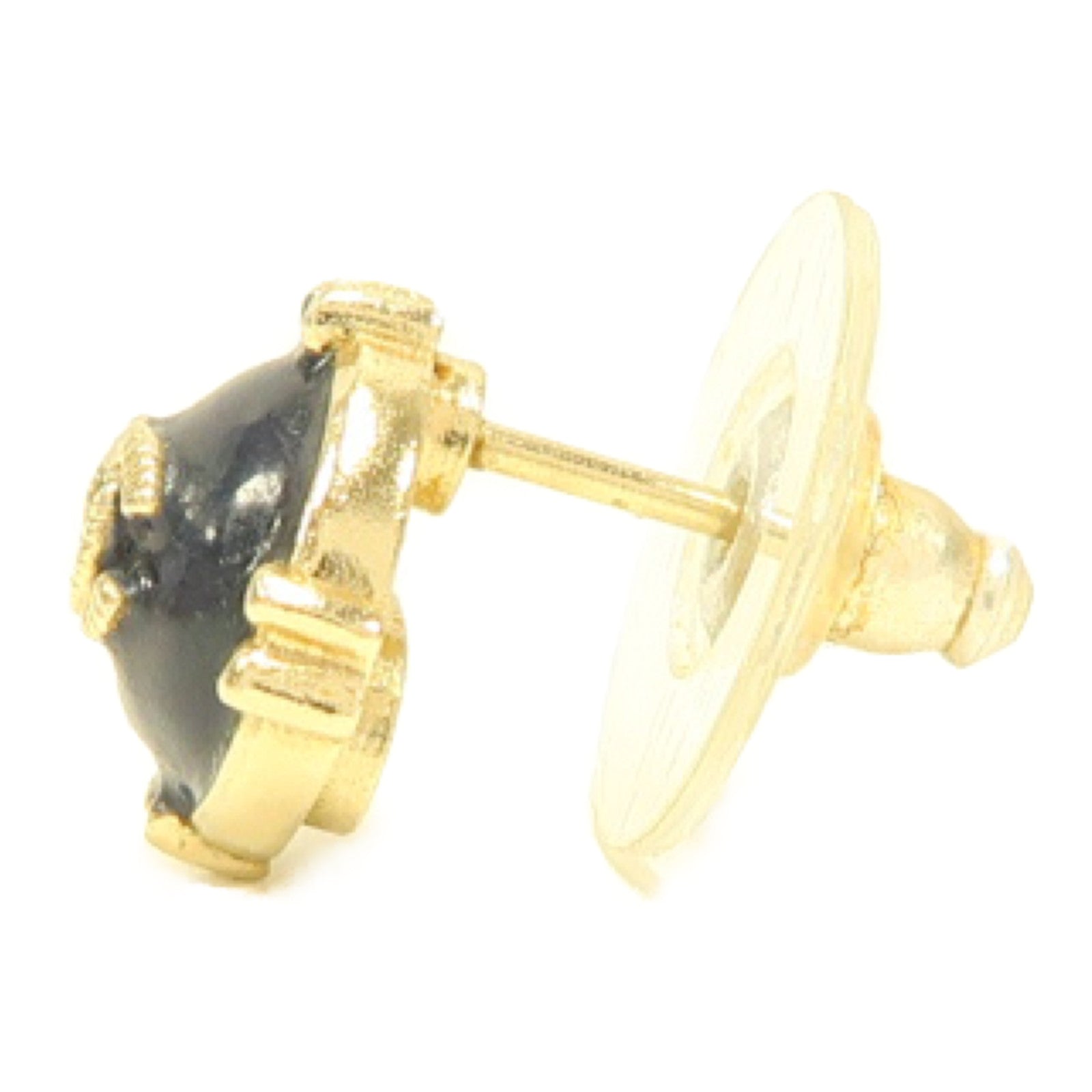 CHANEL 金屬Earrings耳環金色/黑色