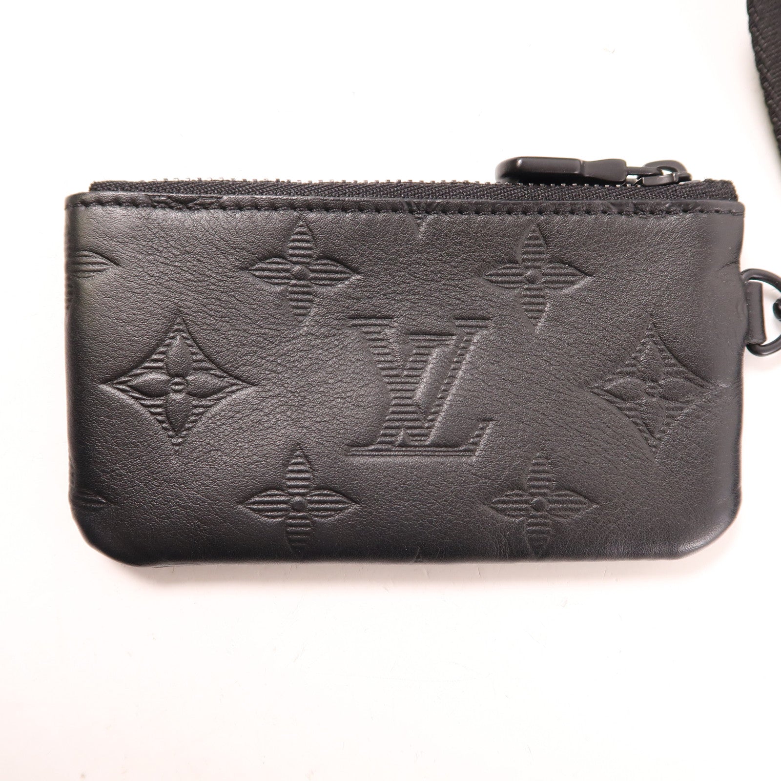 LOUIS VUITTON Monogam Shadow Dou Messenger Bag肩背袋黑色