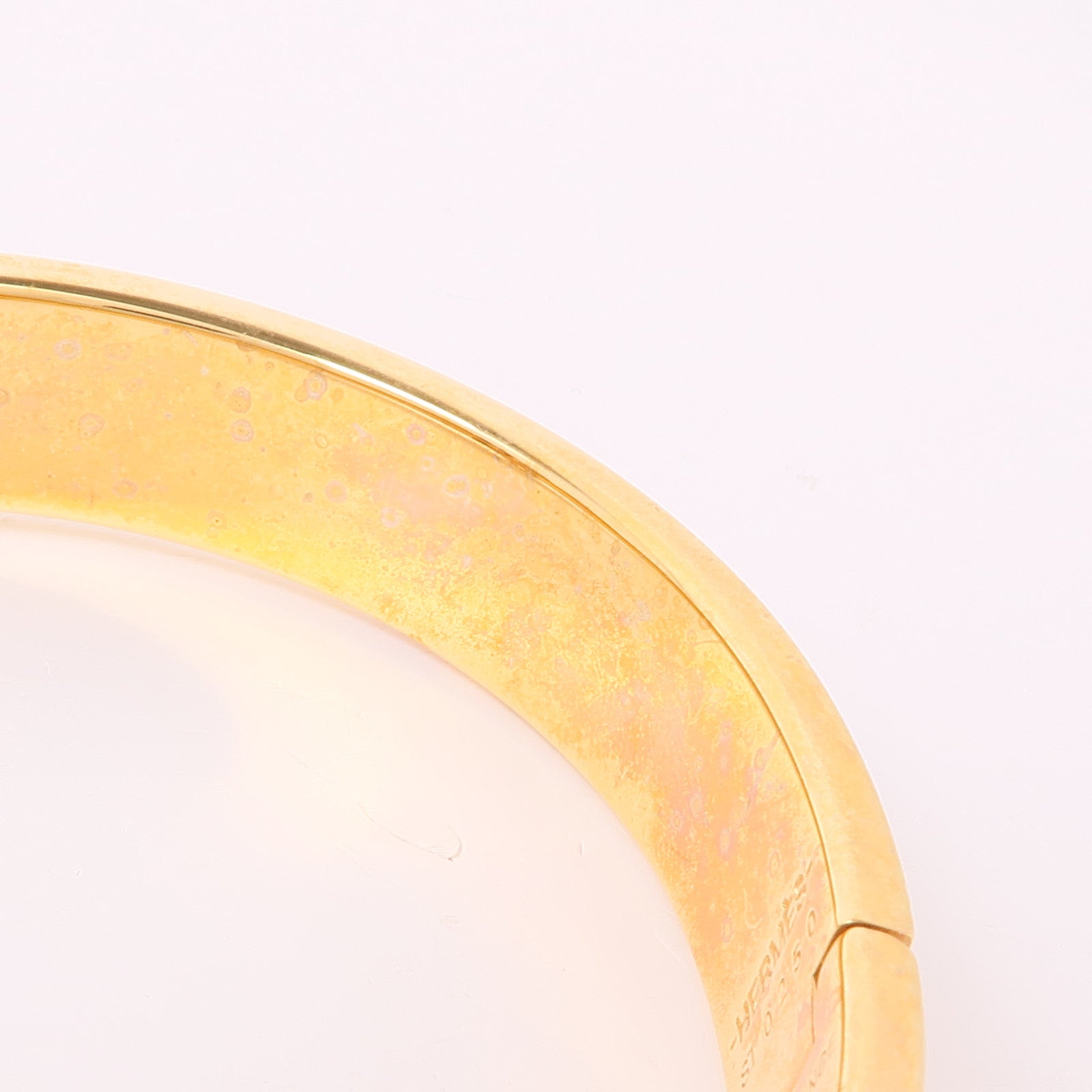 HERMES 金屬/琺瑯Clic Anneau Bracelet手鐲