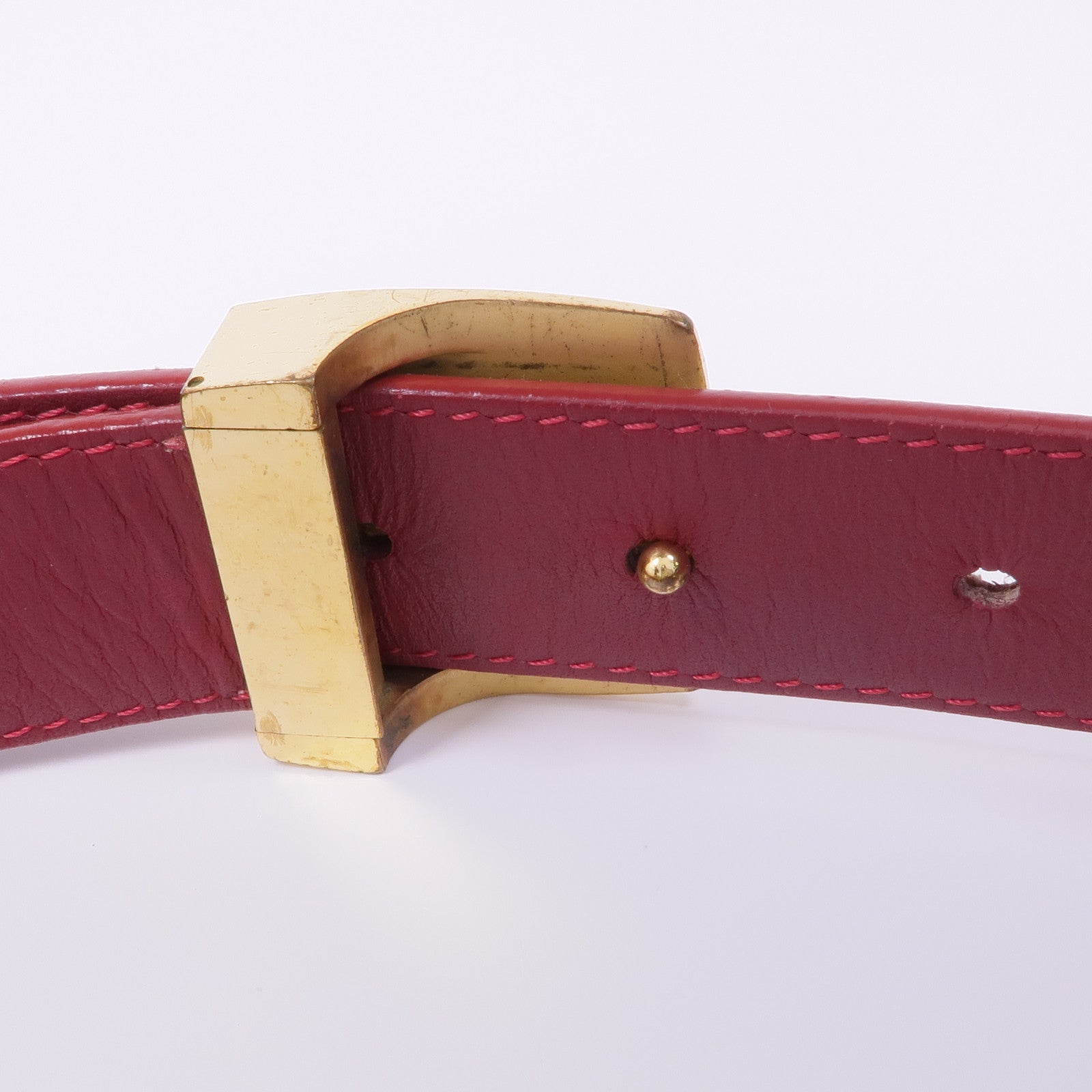 LOUIS VUITTON Monogram Multicolore Belt金扣腰帶