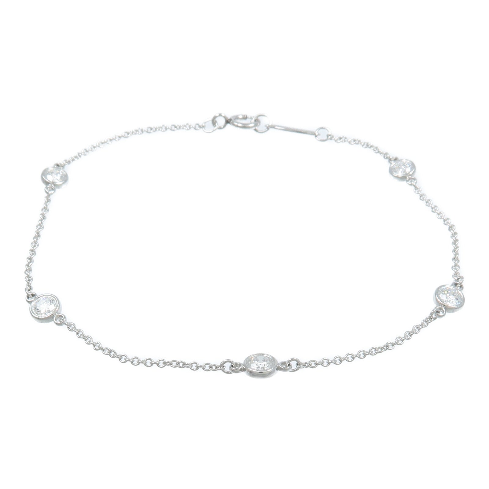 TIFFANY＆CO PT950鉑金Diamond Bracelet鑽石手鏈