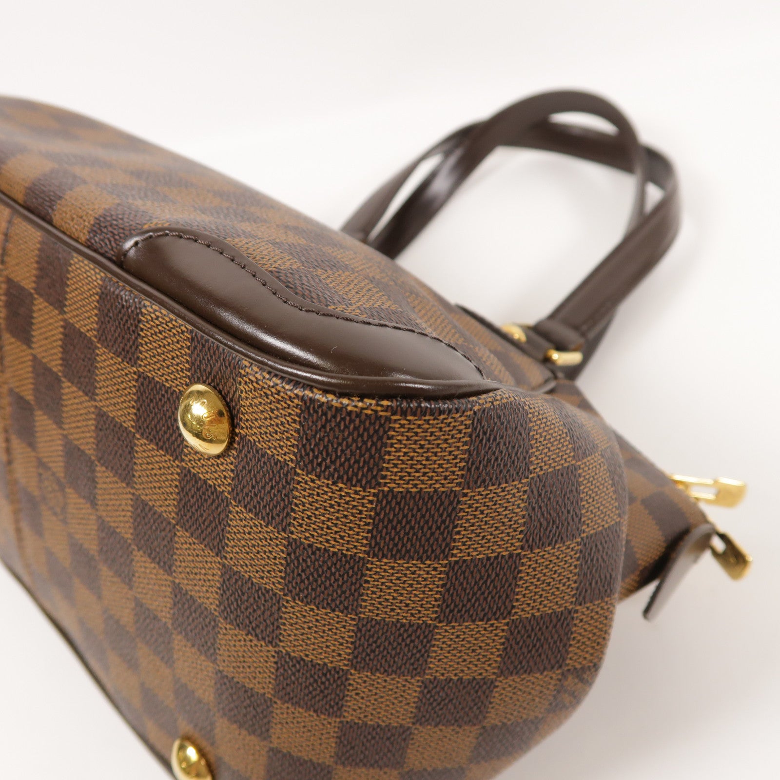 LOUIS VUITTON Damier Verona PM金扣肩背袋