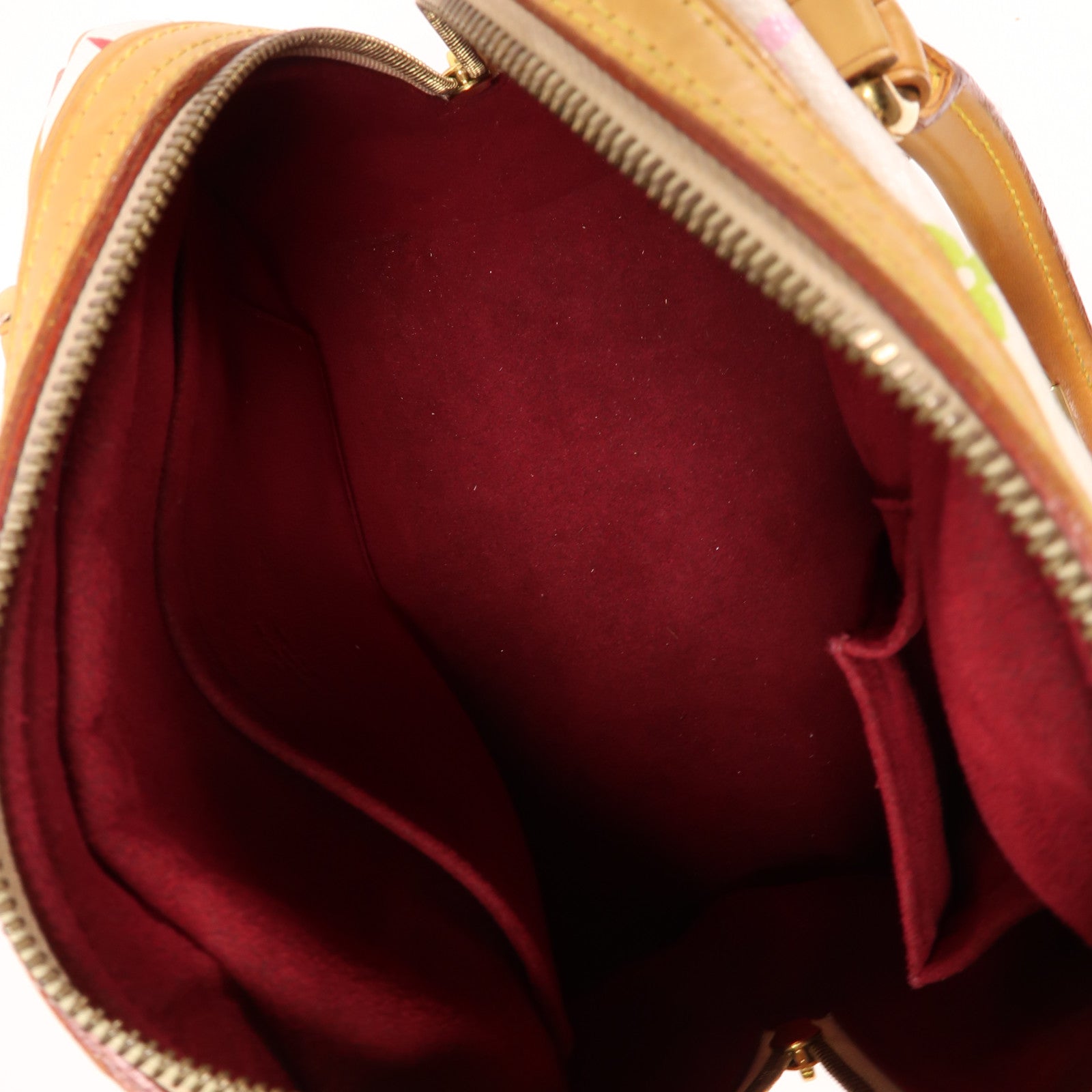 LOUIS VUITTON 【激減優惠】Monogram Multicolore Priscilla金扣手挽袋白色