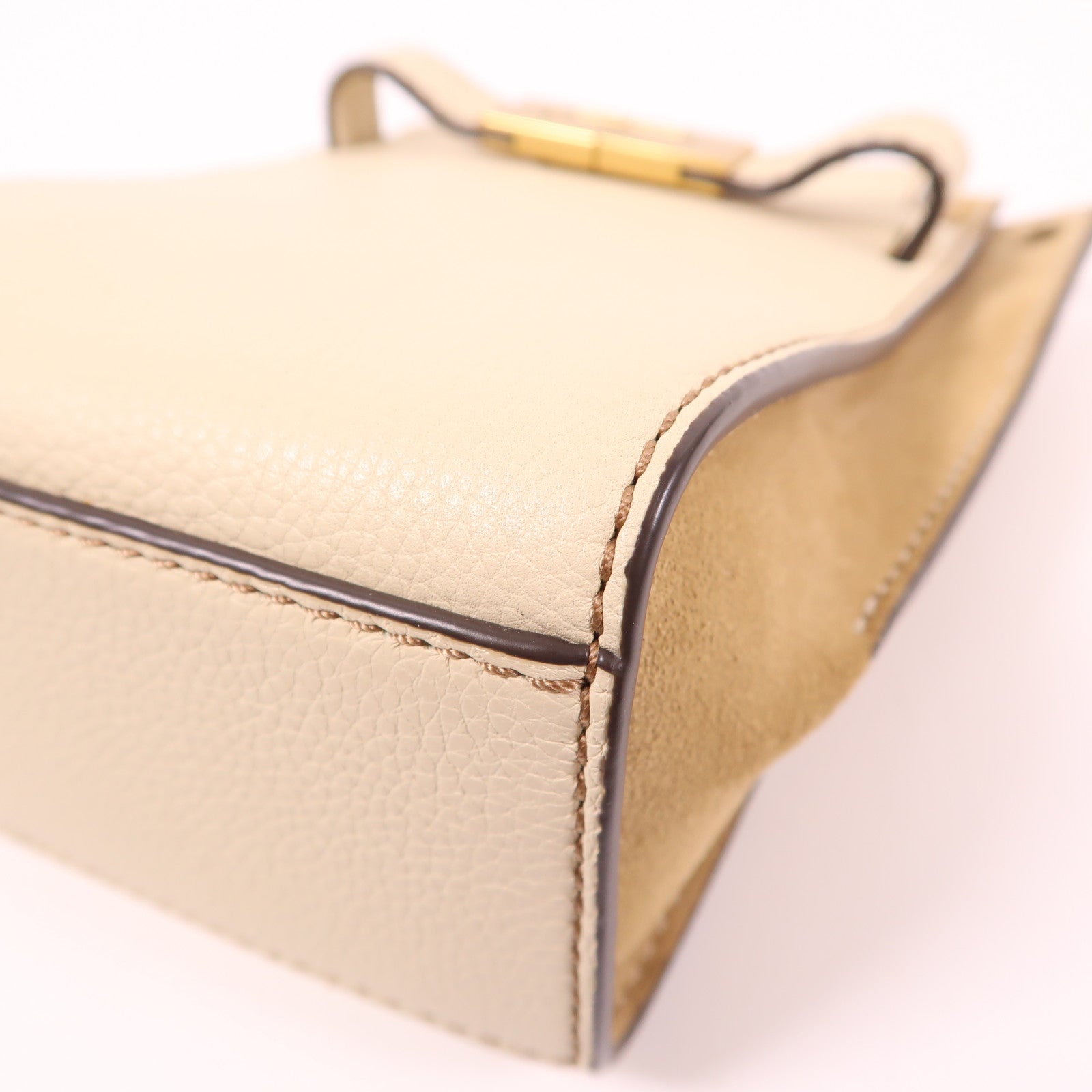 Tory Burch 牛皮皮革/麂皮皮革Shoulder Bag金扣肩背袋