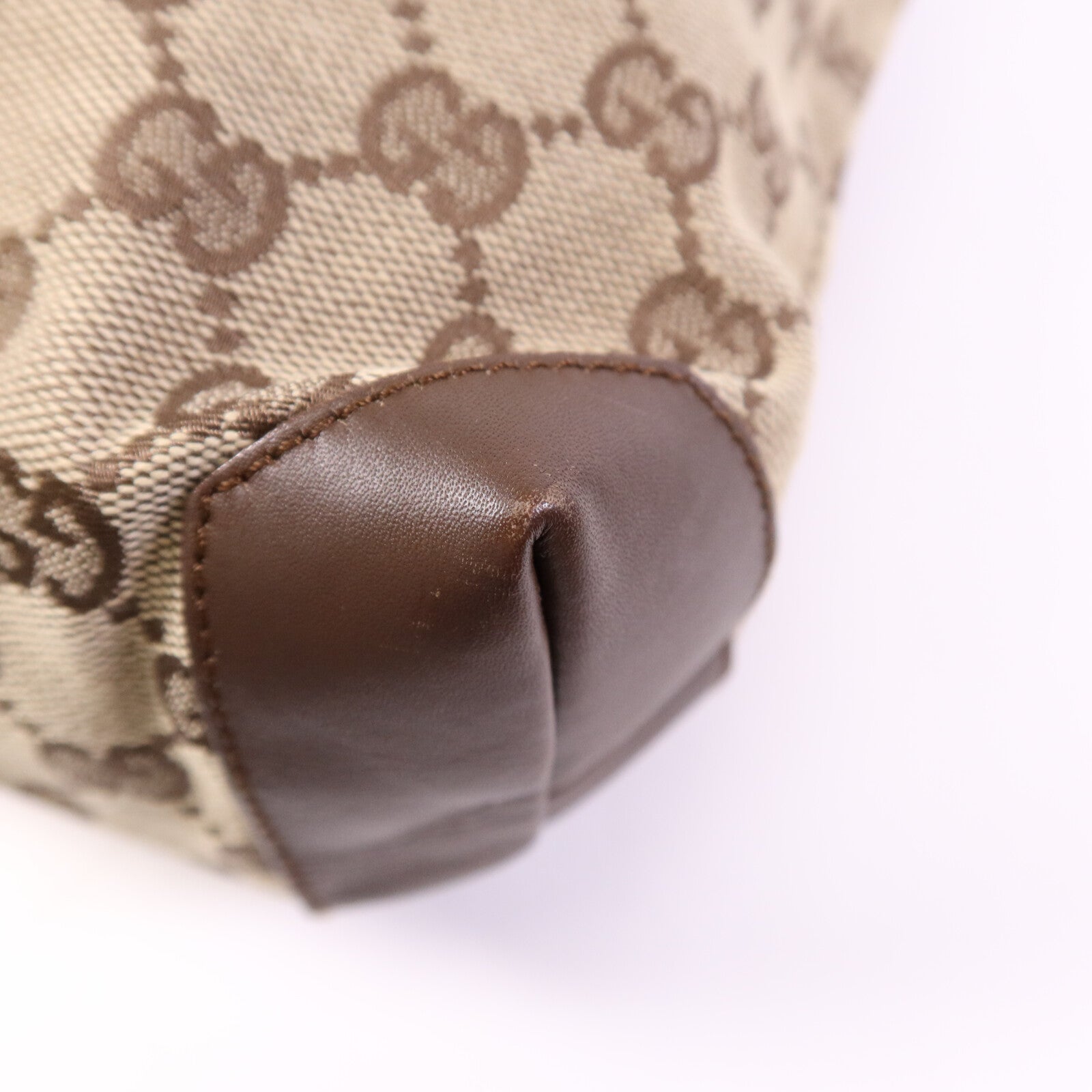 GUCCI 帆布Shoulder Bag銀扣肩背袋