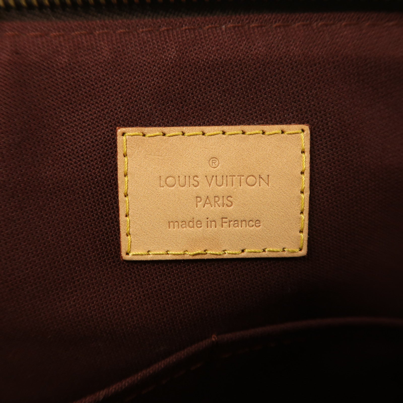 LOUIS VUITTON Monogram Rivoli MM金扣手挽肩背兩用袋棕色