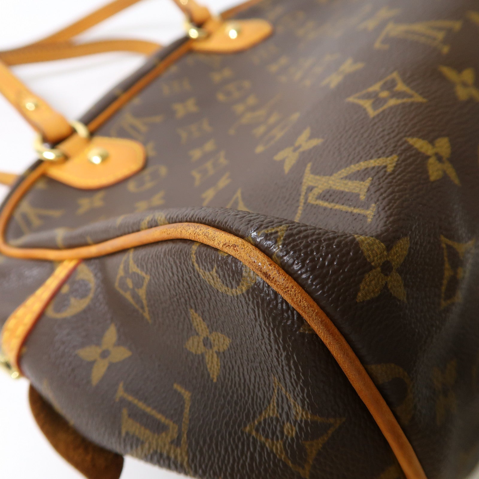 LOUIS VUITTON Monogram Montorgueil PM金扣肩背袋啡色