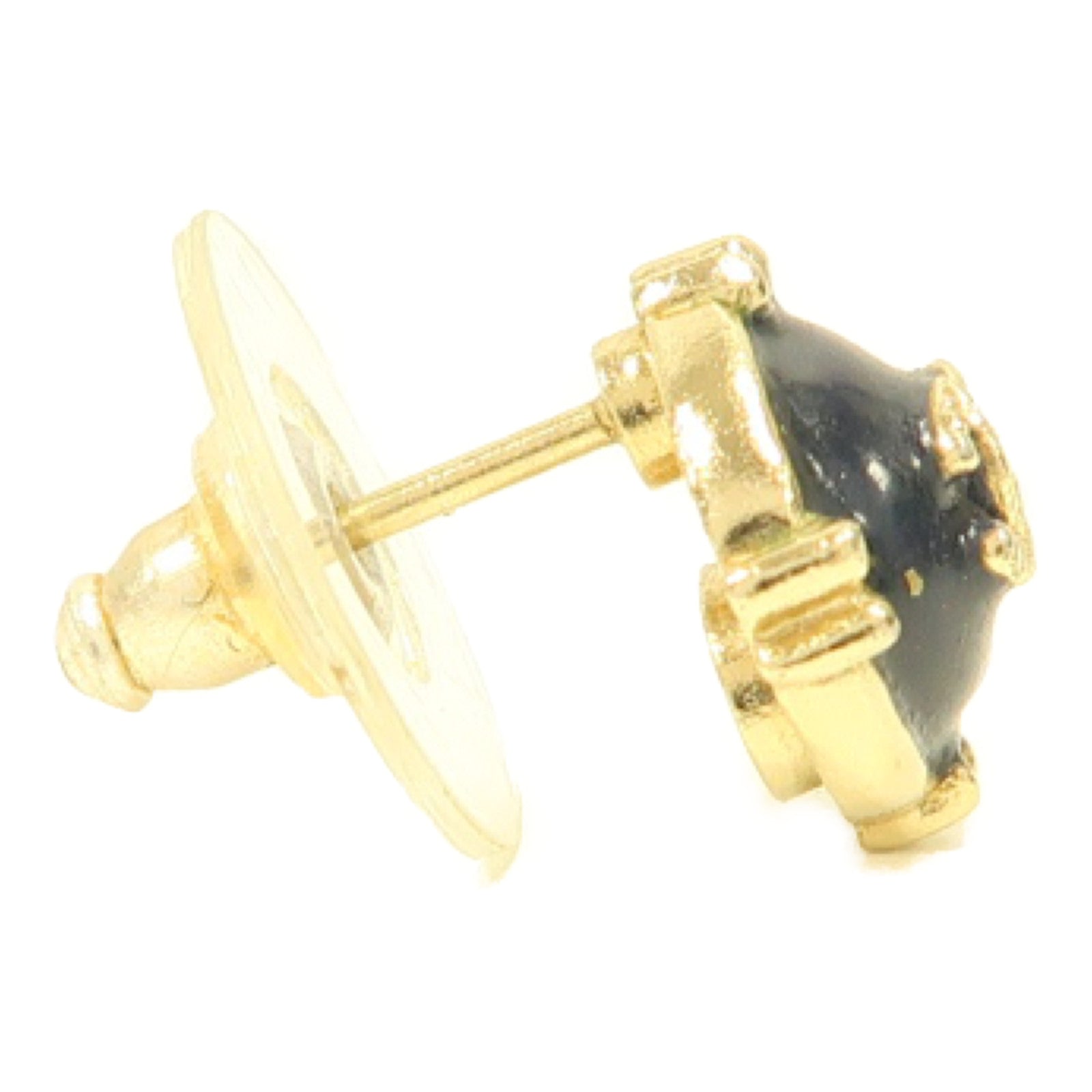 CHANEL 金屬Earrings耳環金色/黑色