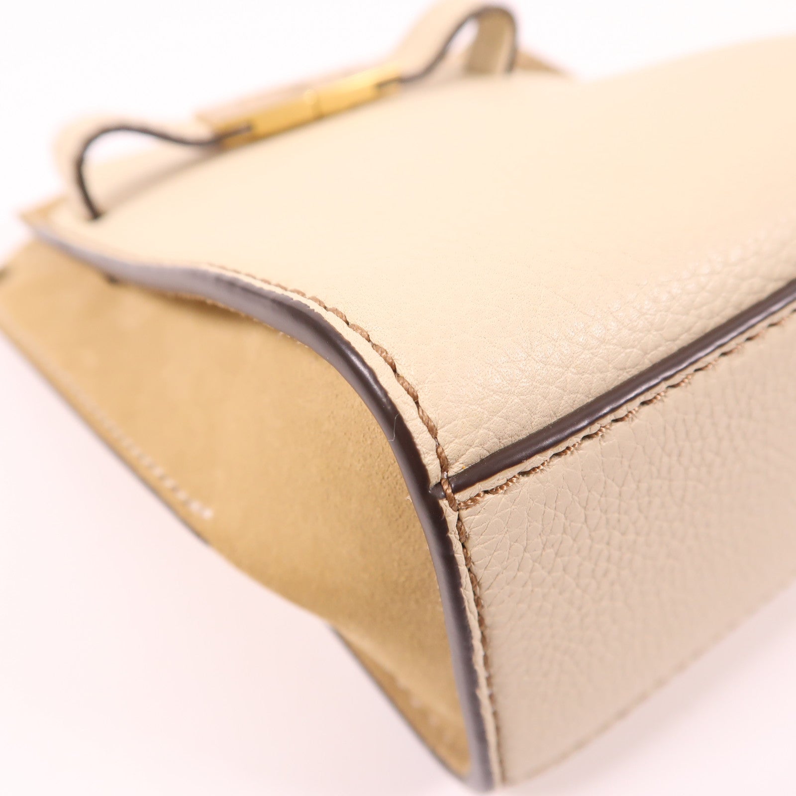 Tory Burch 牛皮皮革/麂皮皮革Shoulder Bag金扣肩背袋