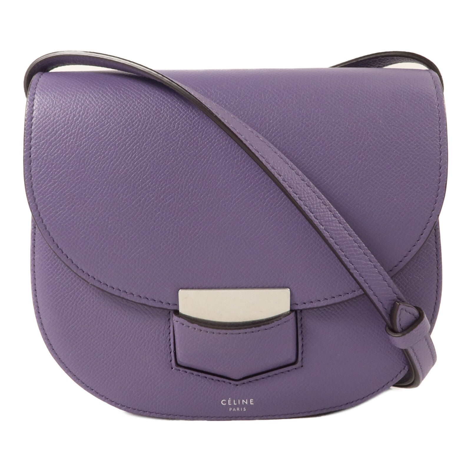 CELINE 牛皮皮革Trotteur Small肩背袋
