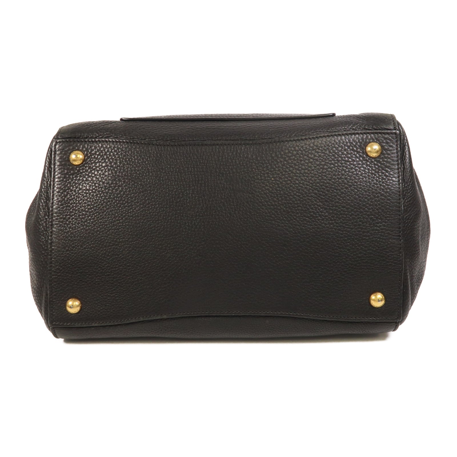 PRADA 牛皮皮革2 Way Shoulder金扣手挽肩背兩用袋