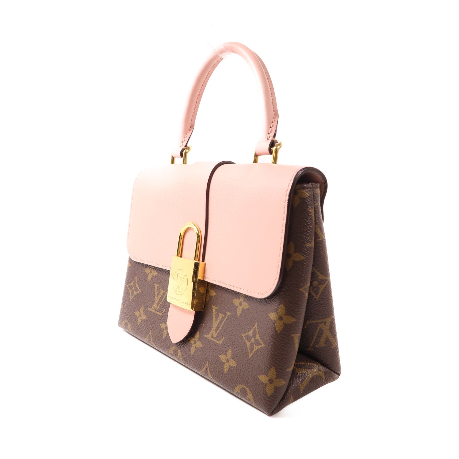 LOUIS VUITTON LV GHW Locky BB 2way Shoulder Bag M44080 Monogram Pink