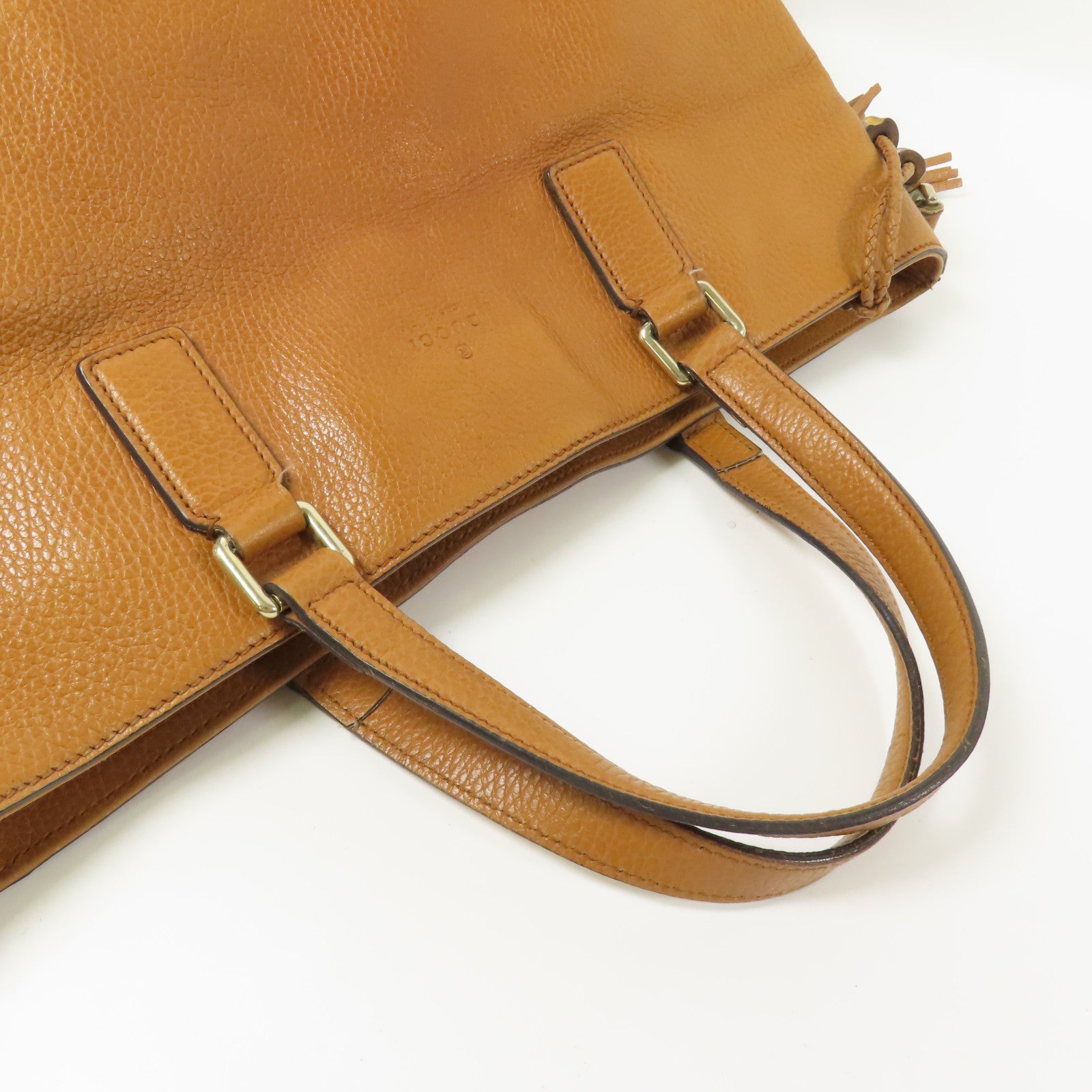 GUCCI 皮革Tote Bag金扣手挽肩背兩用袋