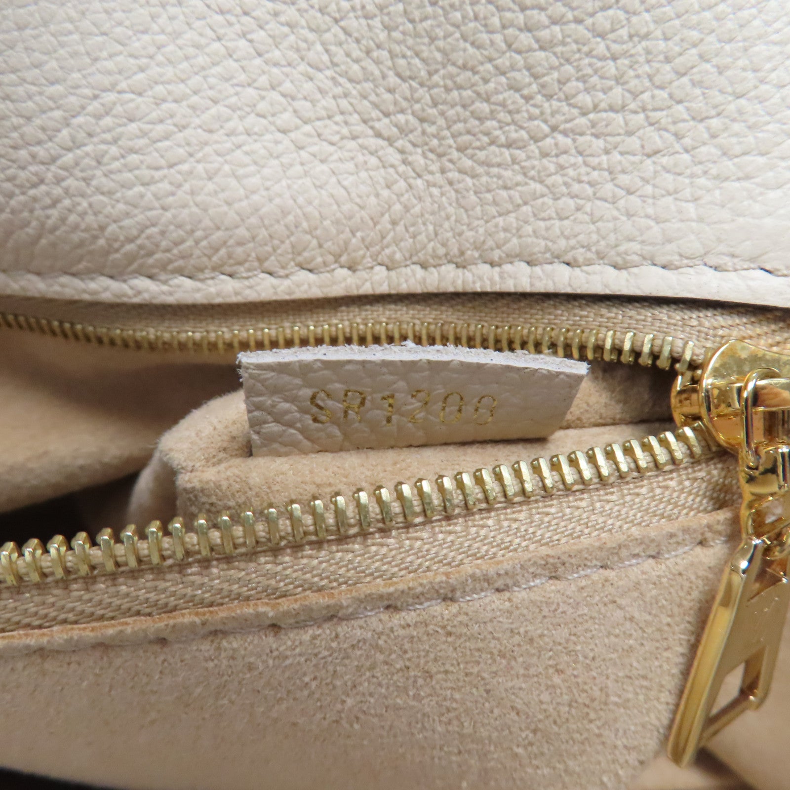 LOUIS VUITTON 【激減優惠】Monogram On My Side MM金扣手挽肩背兩用袋紅色/米色