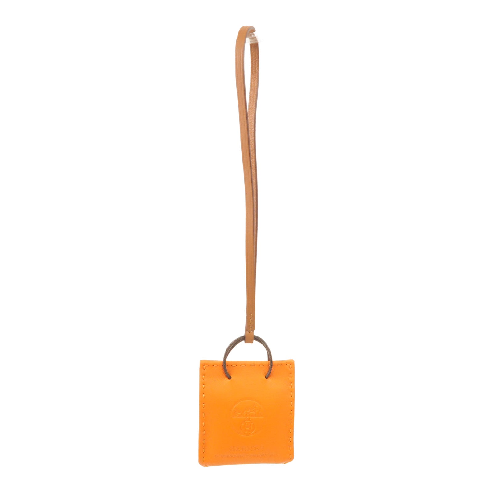 HERMES 【激減優惠】Swift皮革Charm掛飾橙色