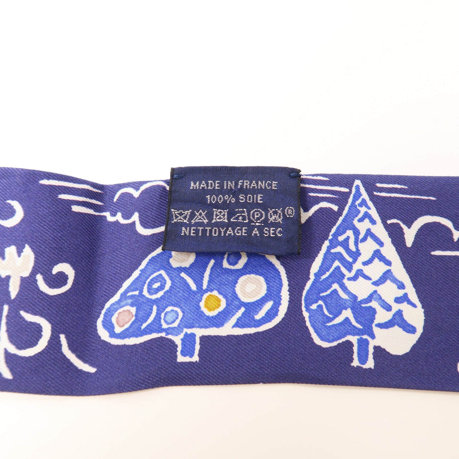 HERMES 絲質Twilly絲巾