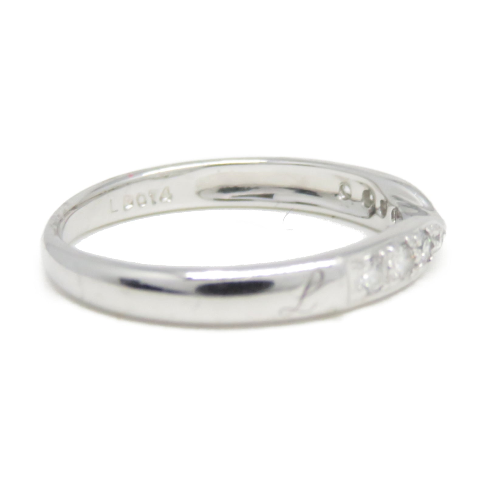 JEWELRY 【激減優惠】PT950鉑金Ring 0.14ct鑽石戒指US#5.75