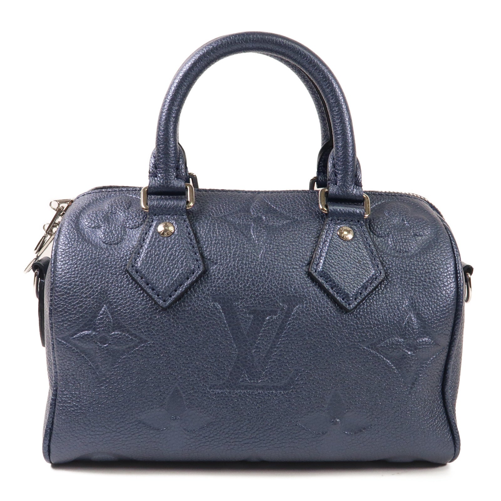 LOUIS VUITTON Empreinte皮革Speedy Bandouliere 20銀扣手挽肩背兩用袋