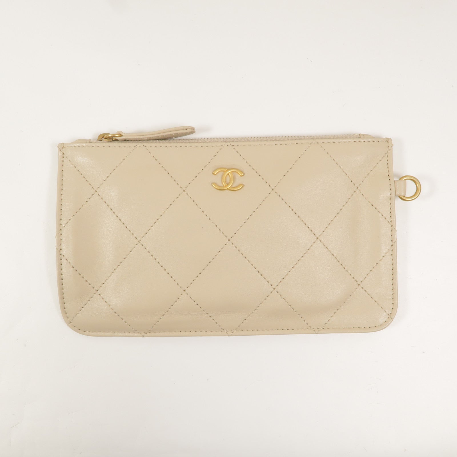CHANEL 牛皮皮革Shopping Tote鏈帶肩背袋