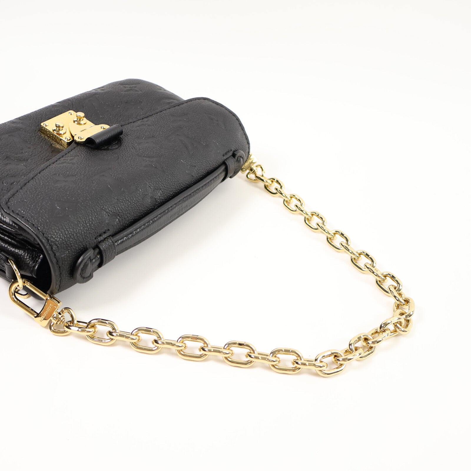 LOUIS VUITTON Monogram Empreinte Pochette Metis East West手挽肩背兩用袋
