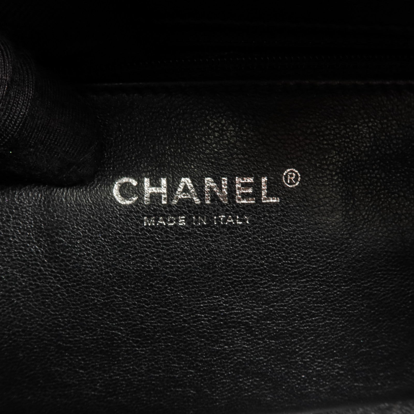 CHANEL 【激減優惠】蜥蝪/牛皮皮革Bowling Bag銀扣手挽肩背兩用袋