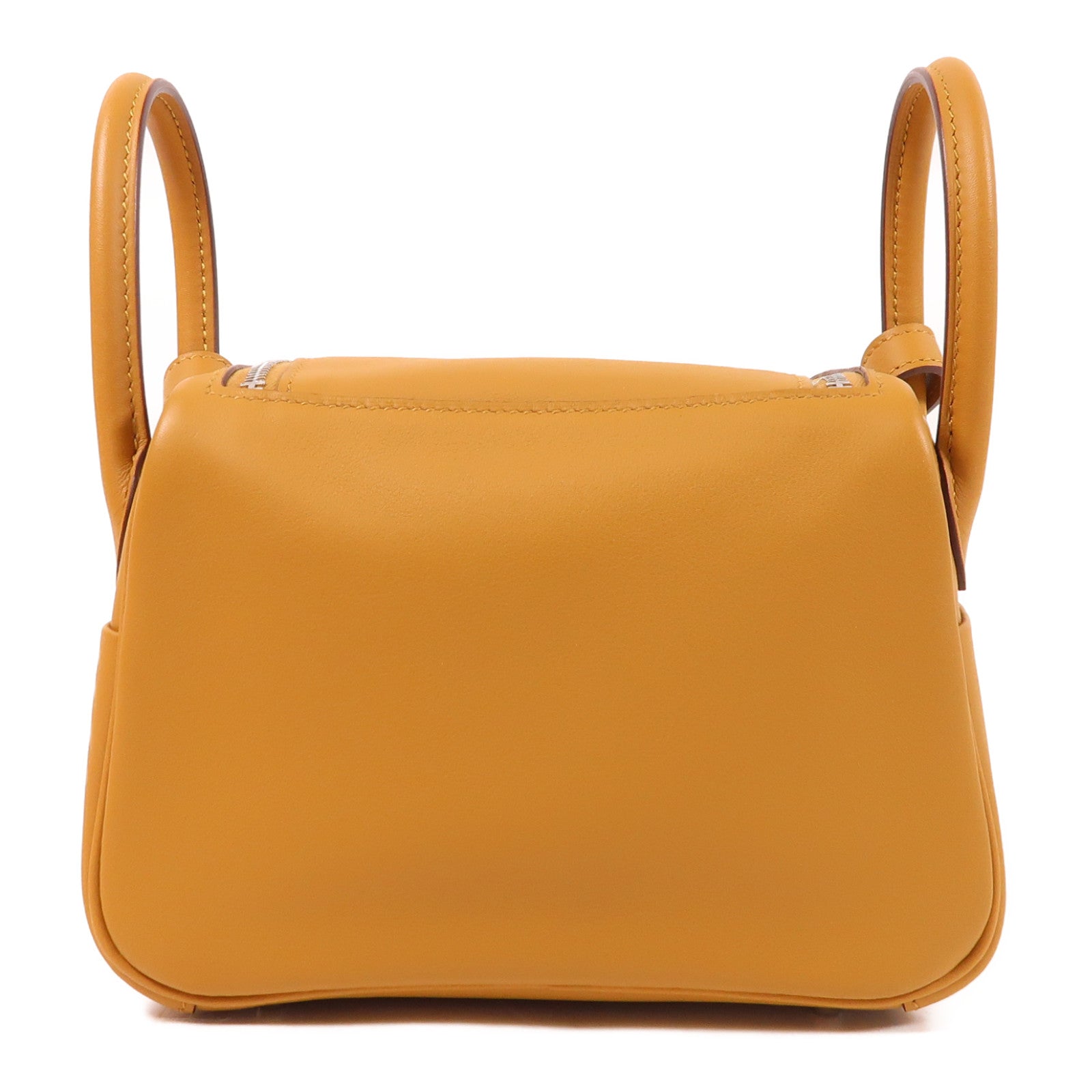 HERMES 【激減優惠】Swift皮革Mini Lindy 20銀扣肩背袋