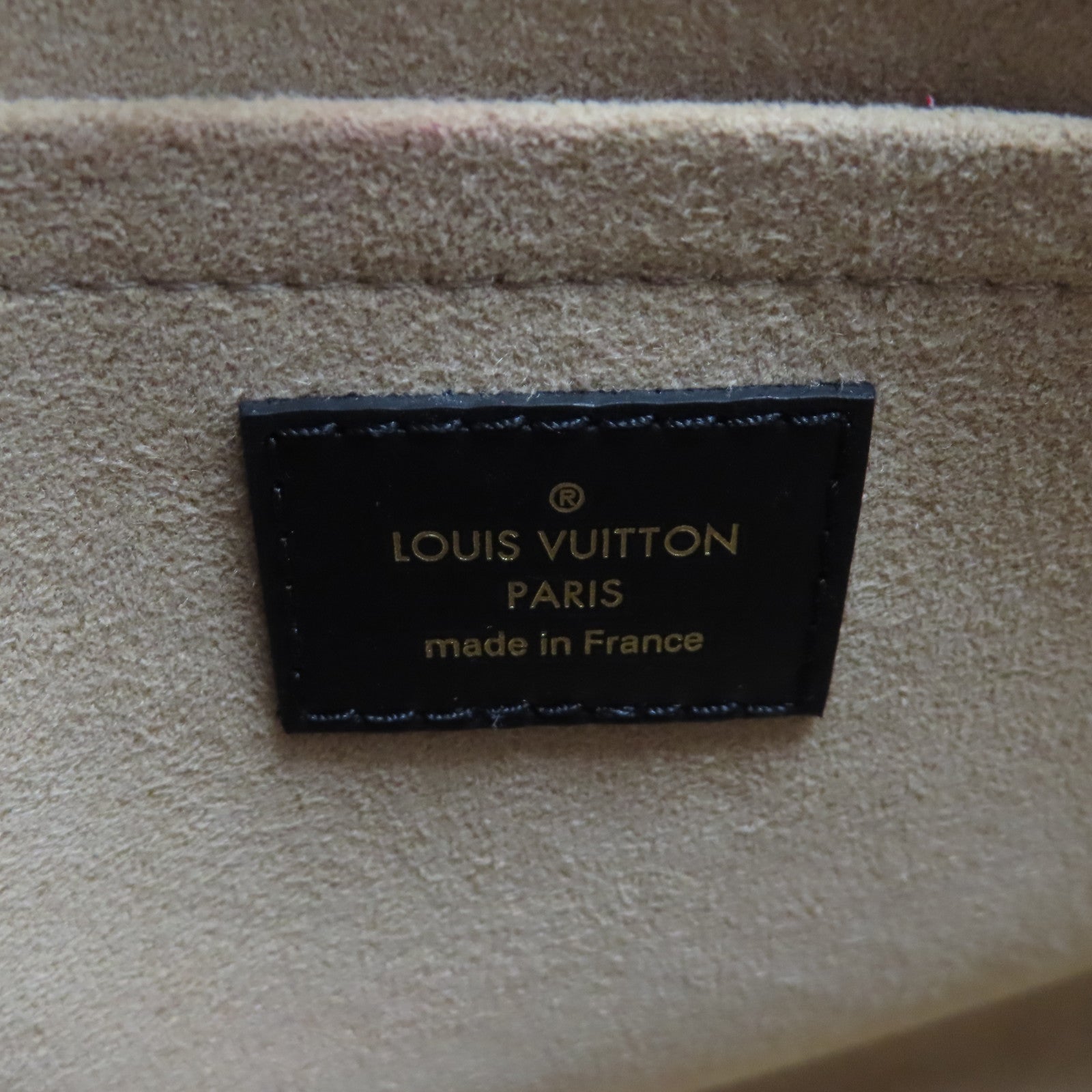 LOUIS VUITTON 【激減優惠】Monogram On My Side MM金扣手挽肩背兩用袋紅色/米色