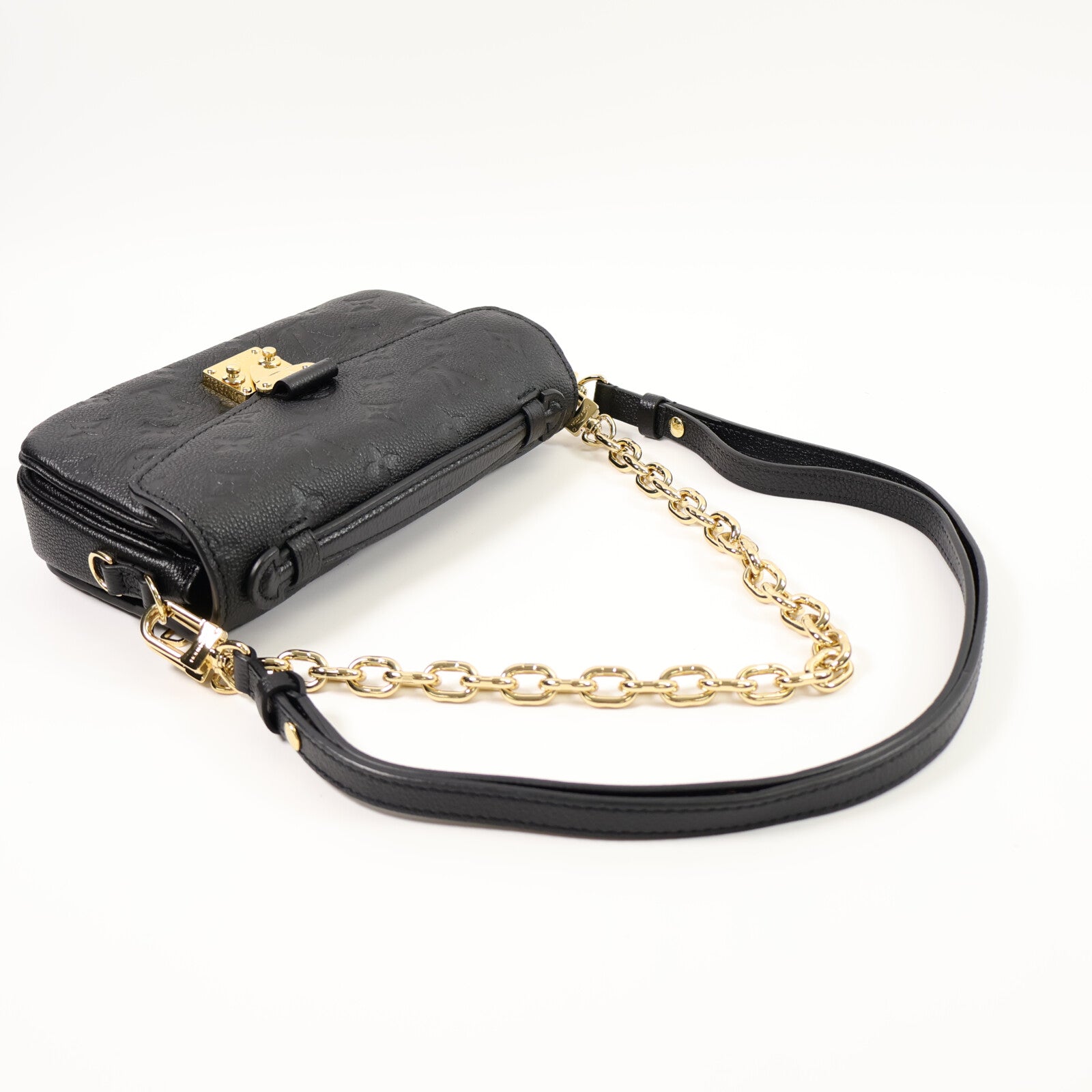 LOUIS VUITTON Monogram Empreinte Pochette Metis East West手挽肩背兩用袋