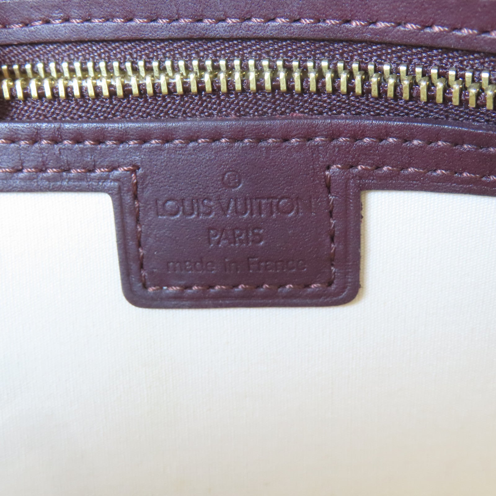 LOUIS VUITTON Monogram Mini Alma Haut金扣手挽袋紅色