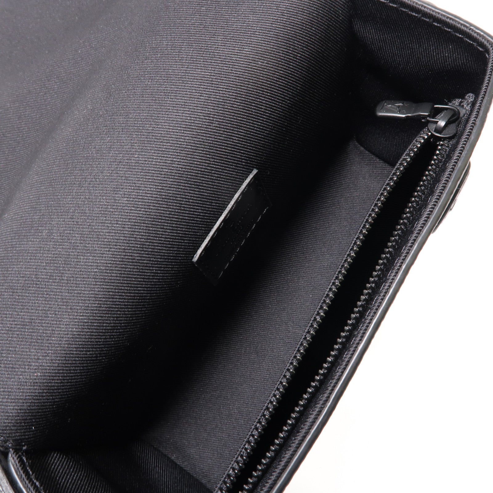 LOUIS VUITTON Monogram Eclipse Steamer Wearable Wallet肩背袋黑色