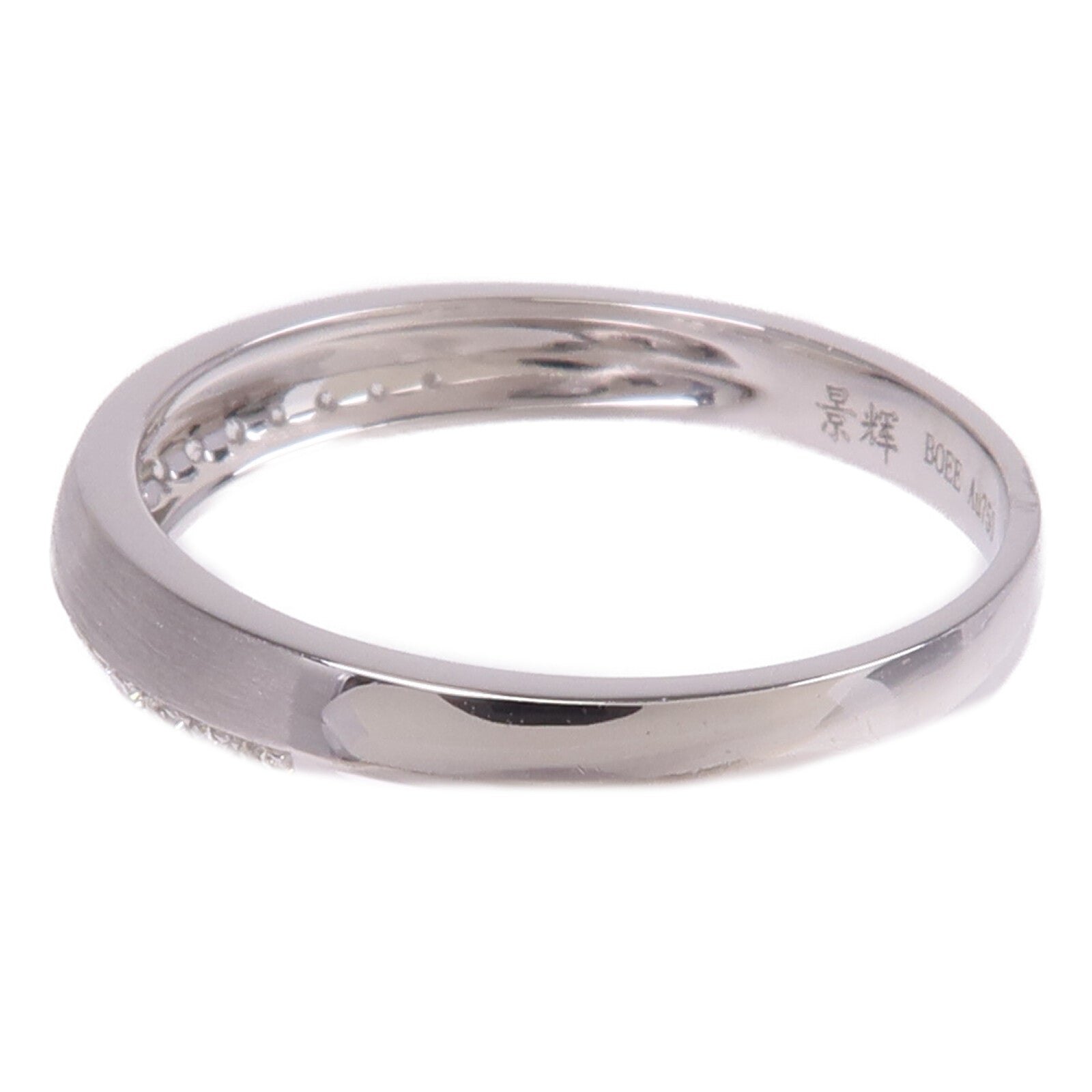 JEWELRY 【激減優惠】18K白金Diamond Ring鑽石戒指US#6.5