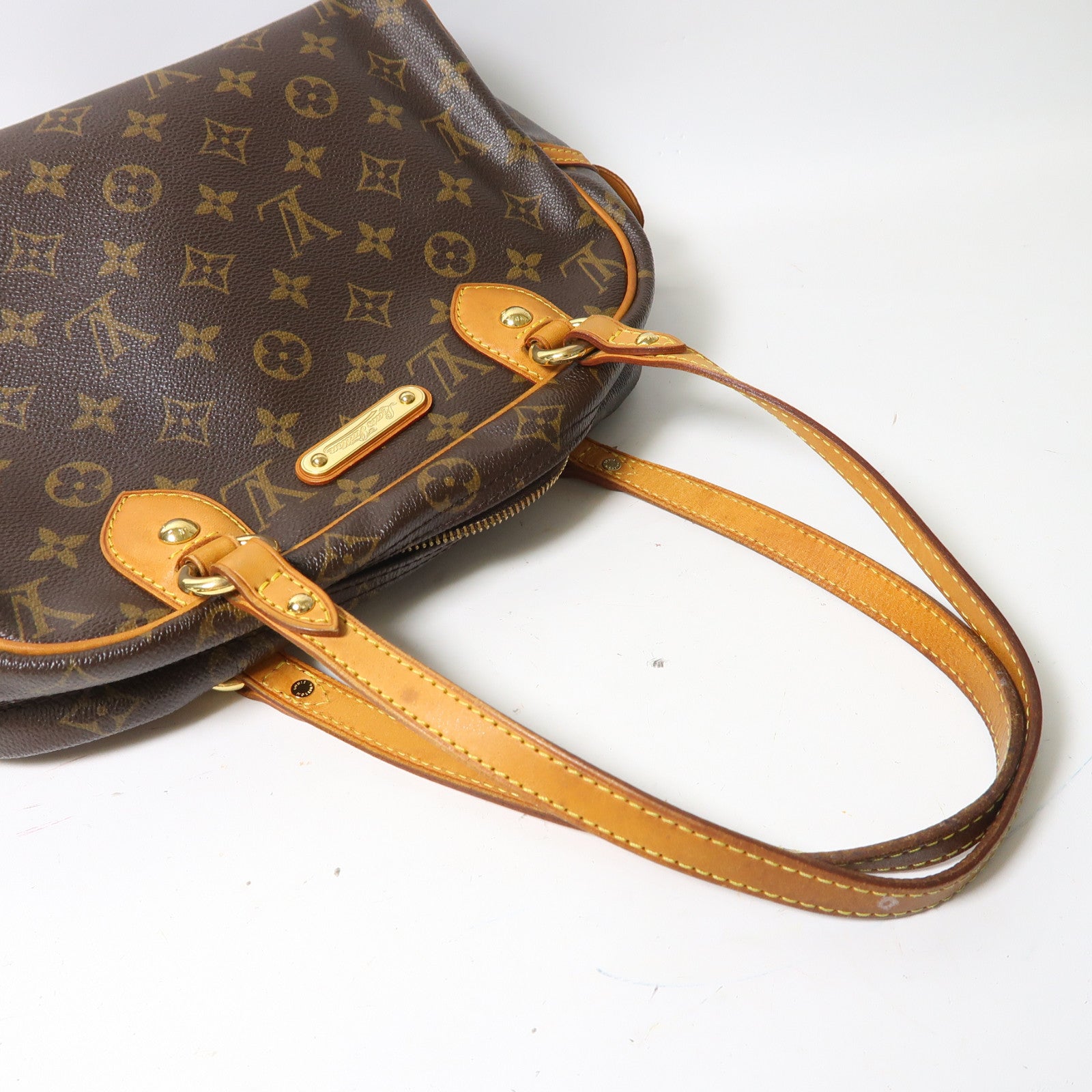 LOUIS VUITTON Monogram Montorgueil PM金扣肩背袋啡色