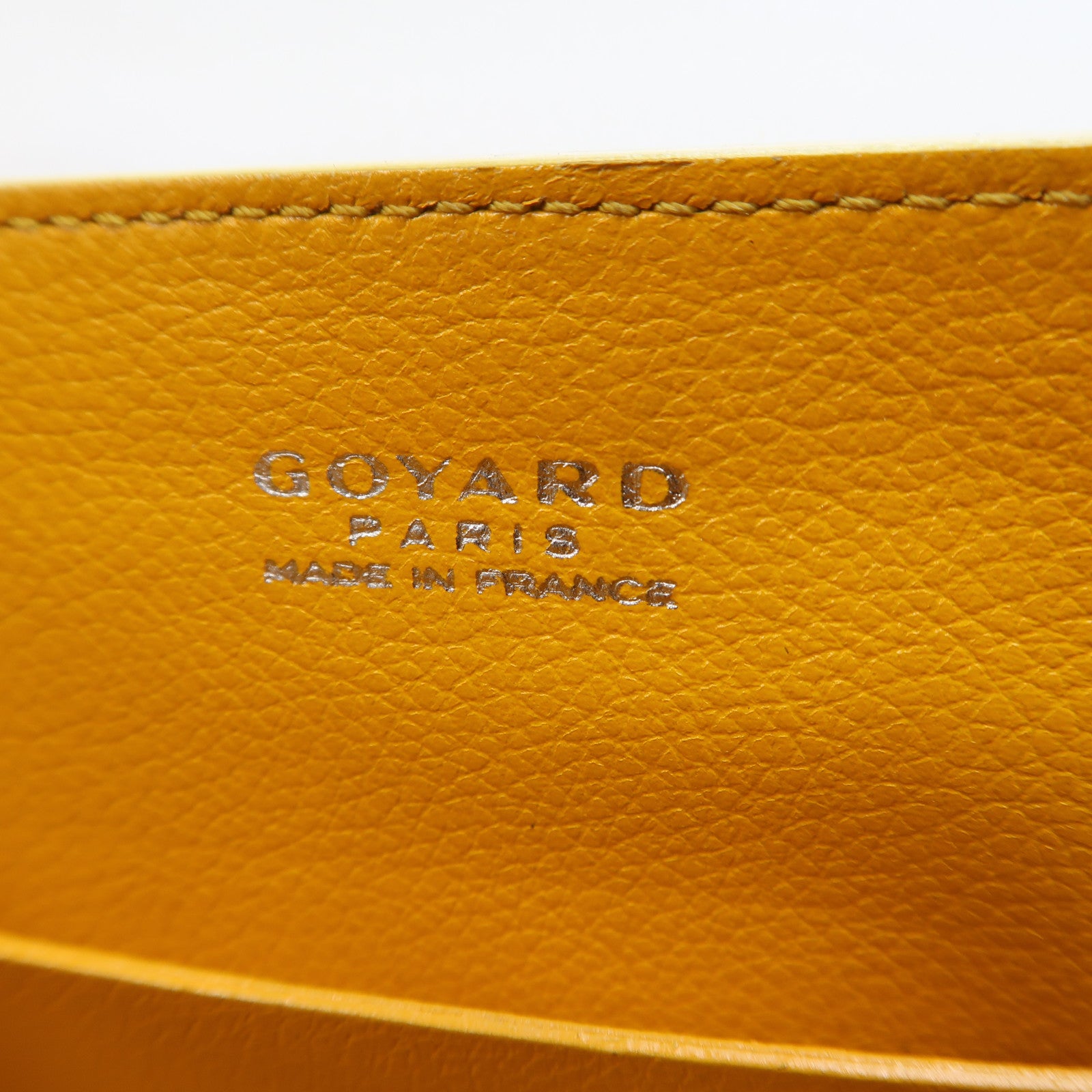 GOYARD 【激減優惠】塗層帆布/皮革Saigon銀扣手挽肩背兩用袋白色
