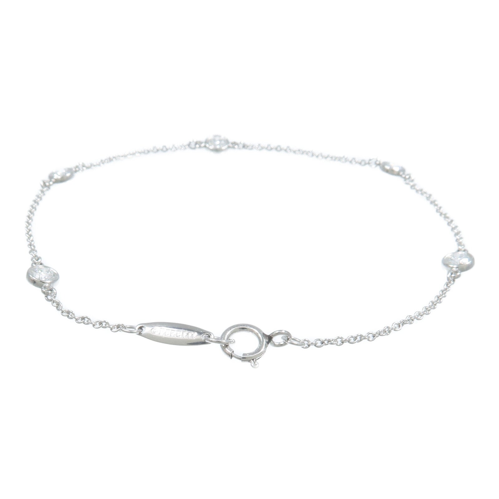 TIFFANY＆CO PT950鉑金Diamond Bracelet鑽石手鏈