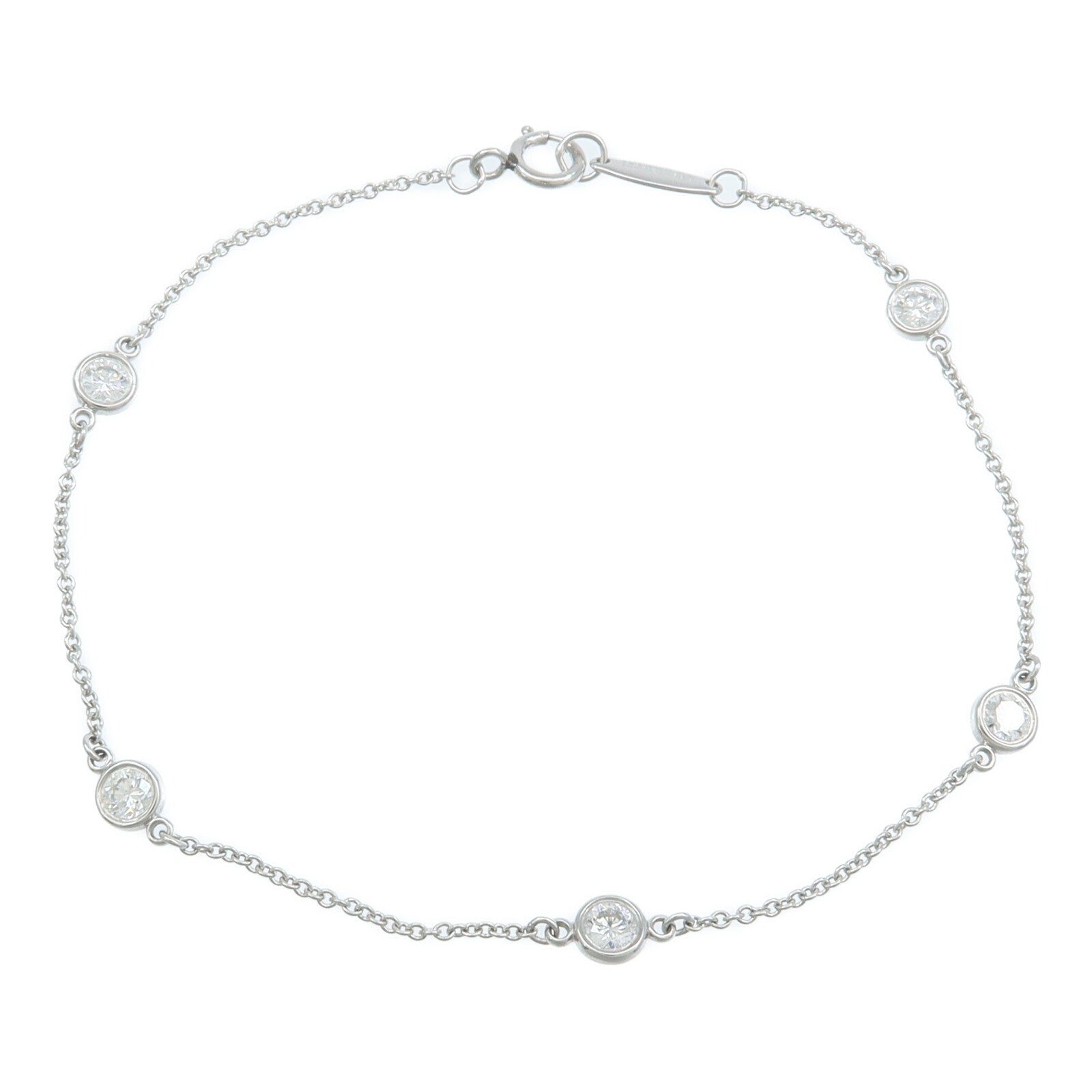 TIFFANY＆CO PT950鉑金Diamond Bracelet鑽石手鏈