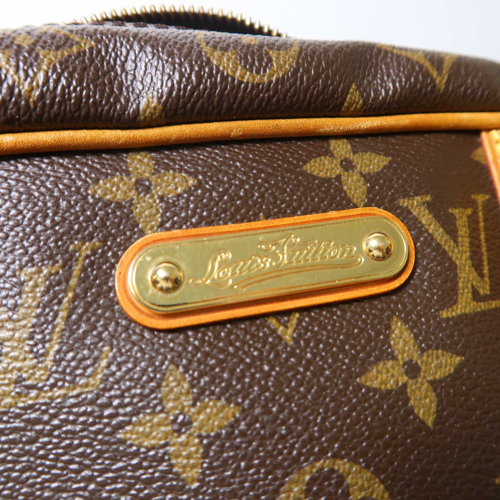 LOUIS VUITTON Monogram Montorgueil PM金扣肩背袋啡色