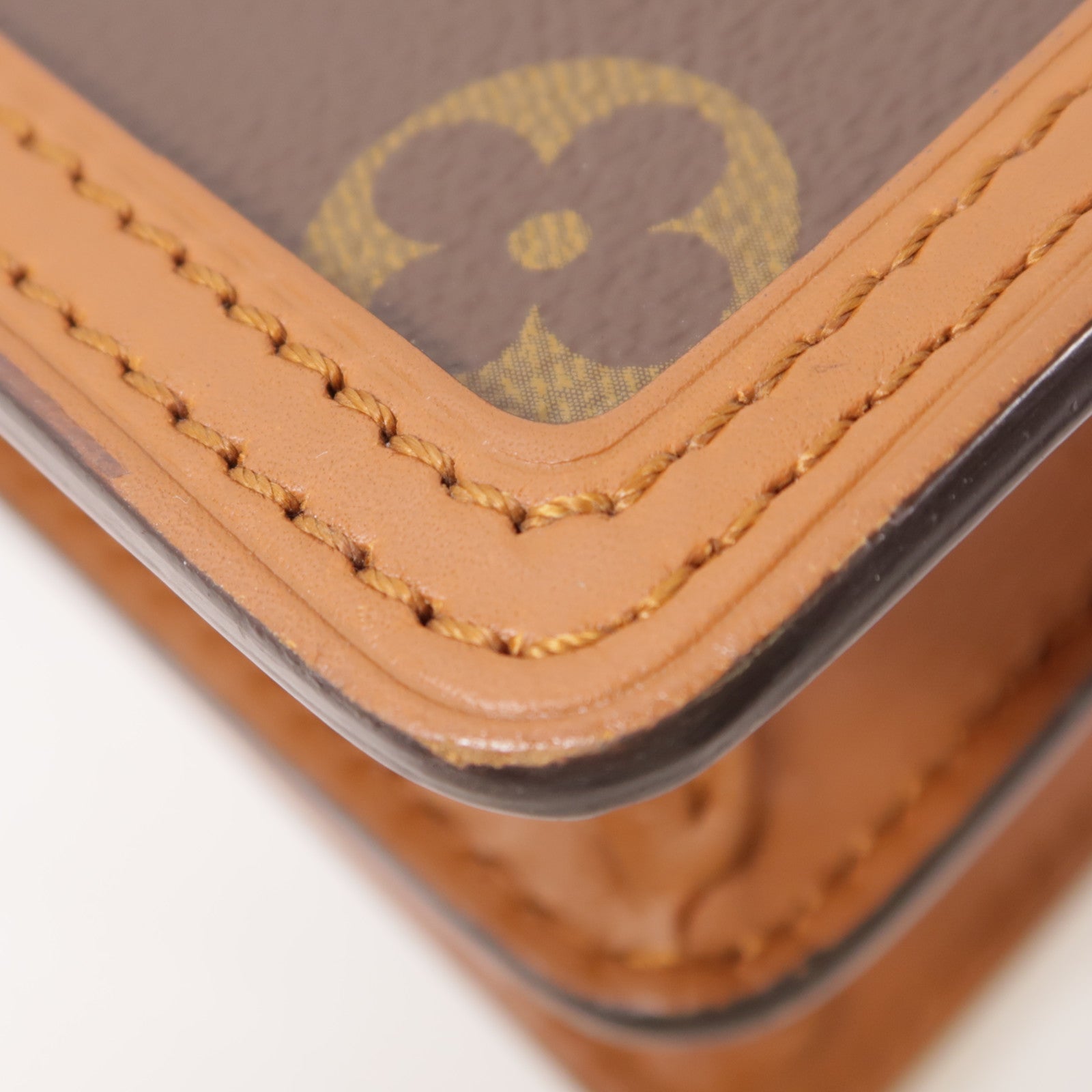 LOUIS VUITTON LV GHW Mini Dauphine Shoulder Bag M45959 Monogram Reverse Brown