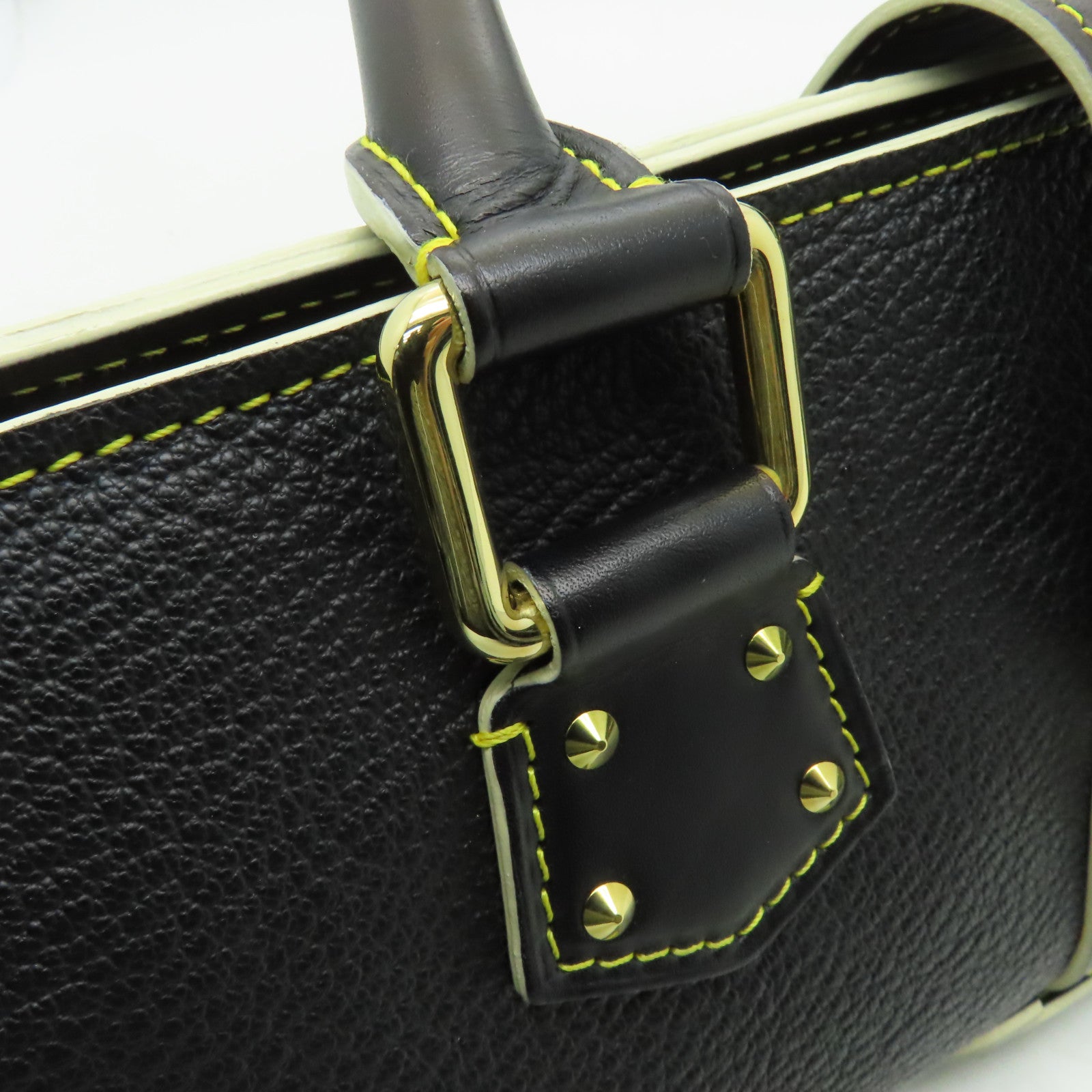 LOUIS VUITTON 【激減優惠】牛皮皮革Epanui PM金扣手挽袋黑色